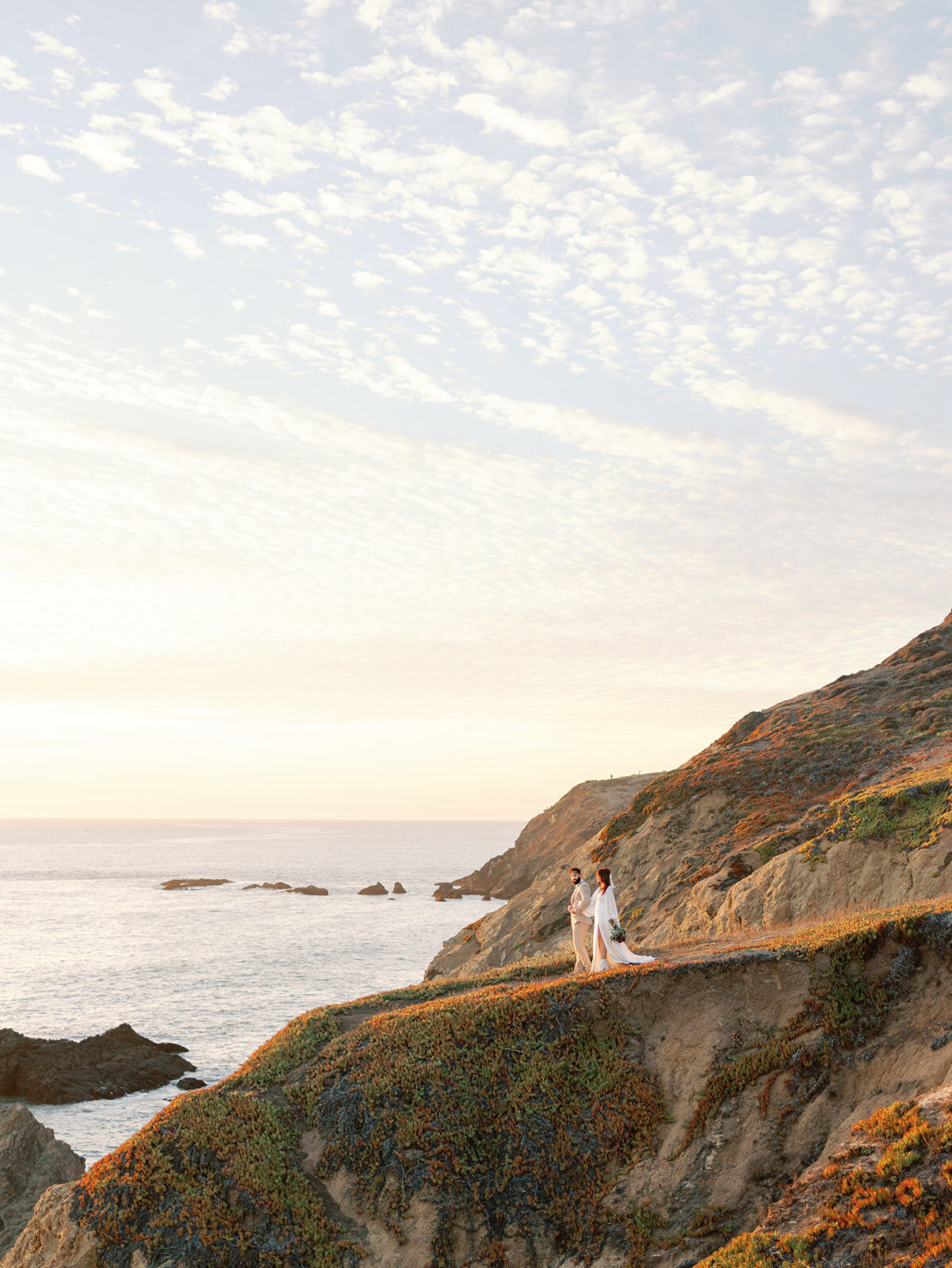 Sunset Marin Headlands Elopement
