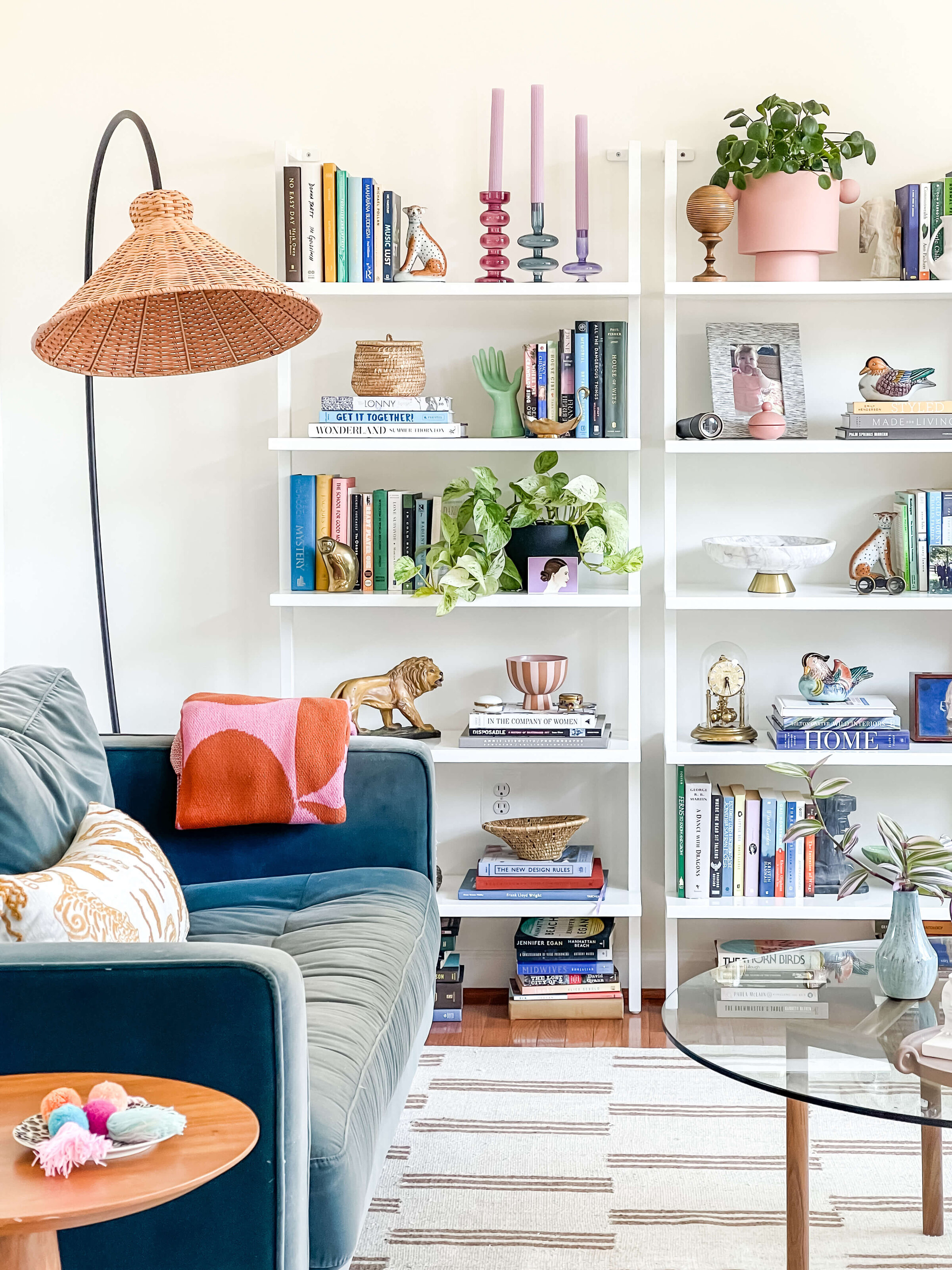 wall-mounted-white-bookcases