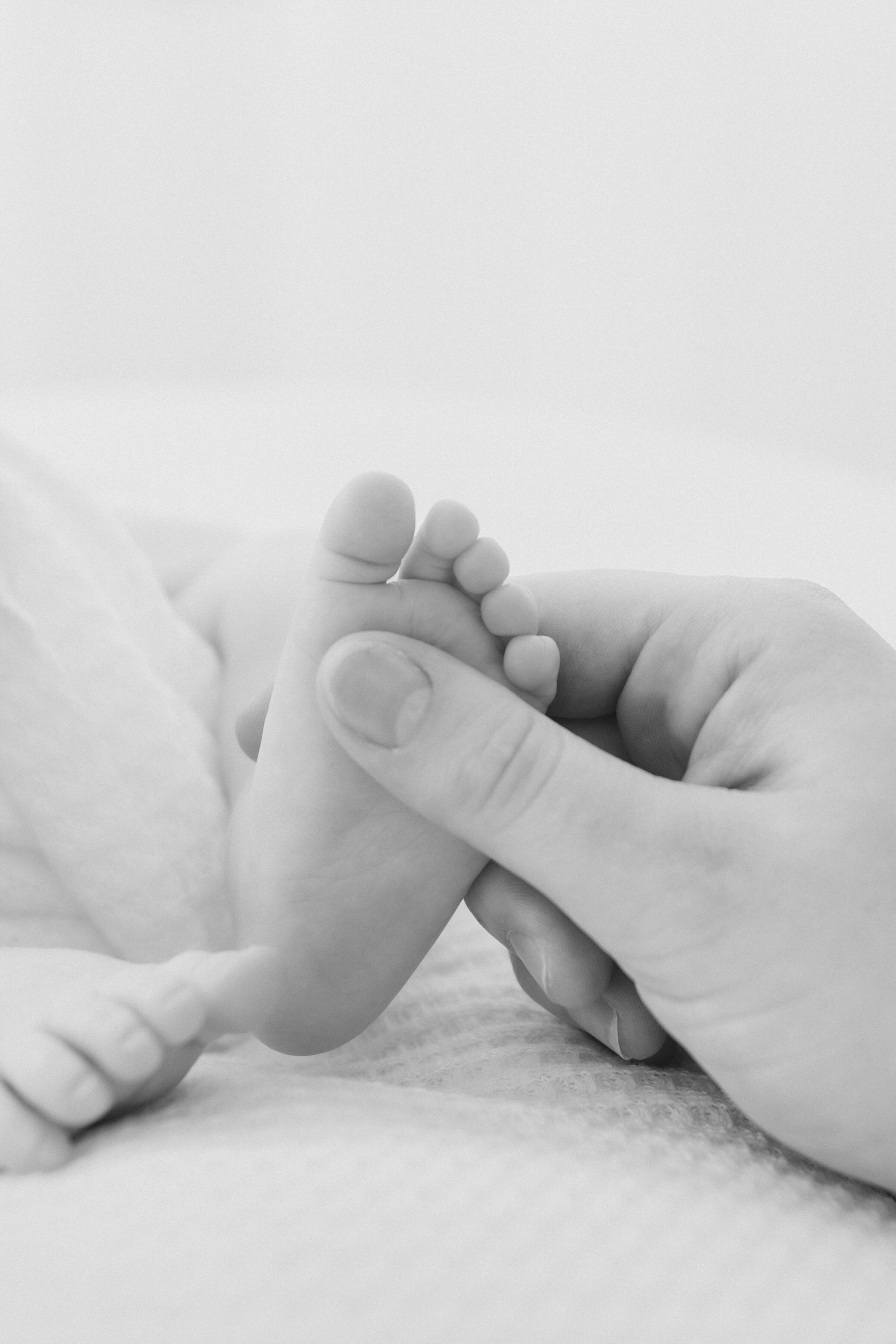 newborn session at home, newborn details shots. Captured by newborn photographer in Utah