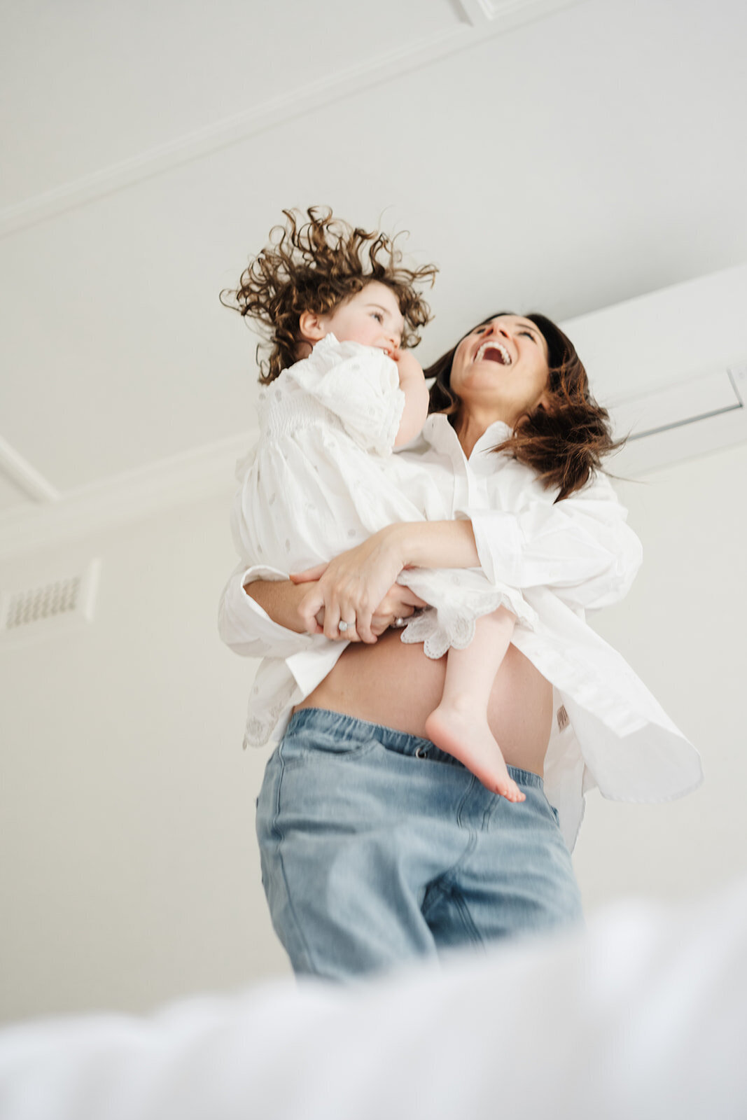 fun maternity session melbourne