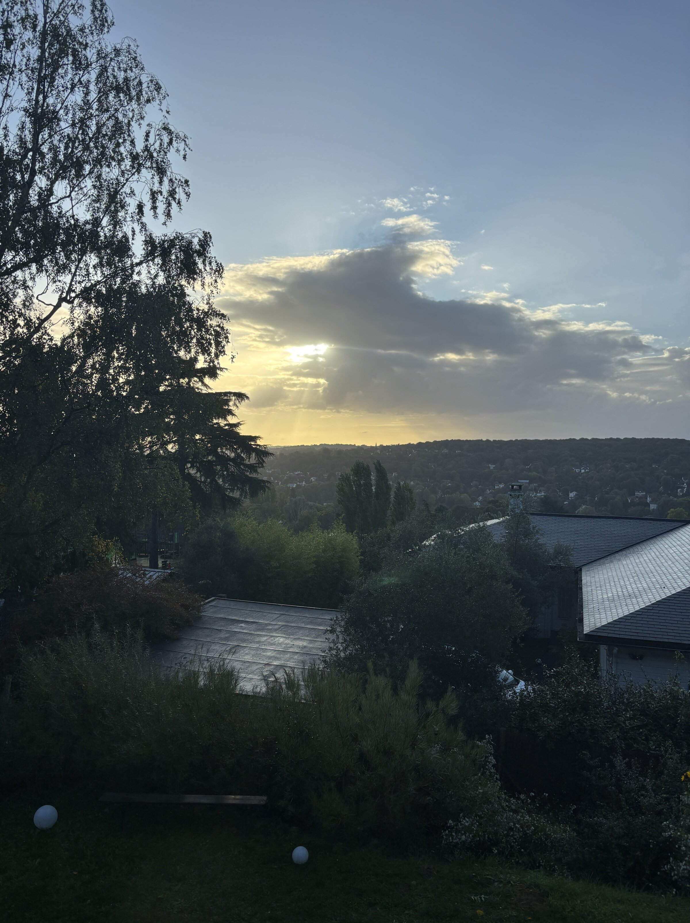 La vue depuis le domaine de sonothérapie