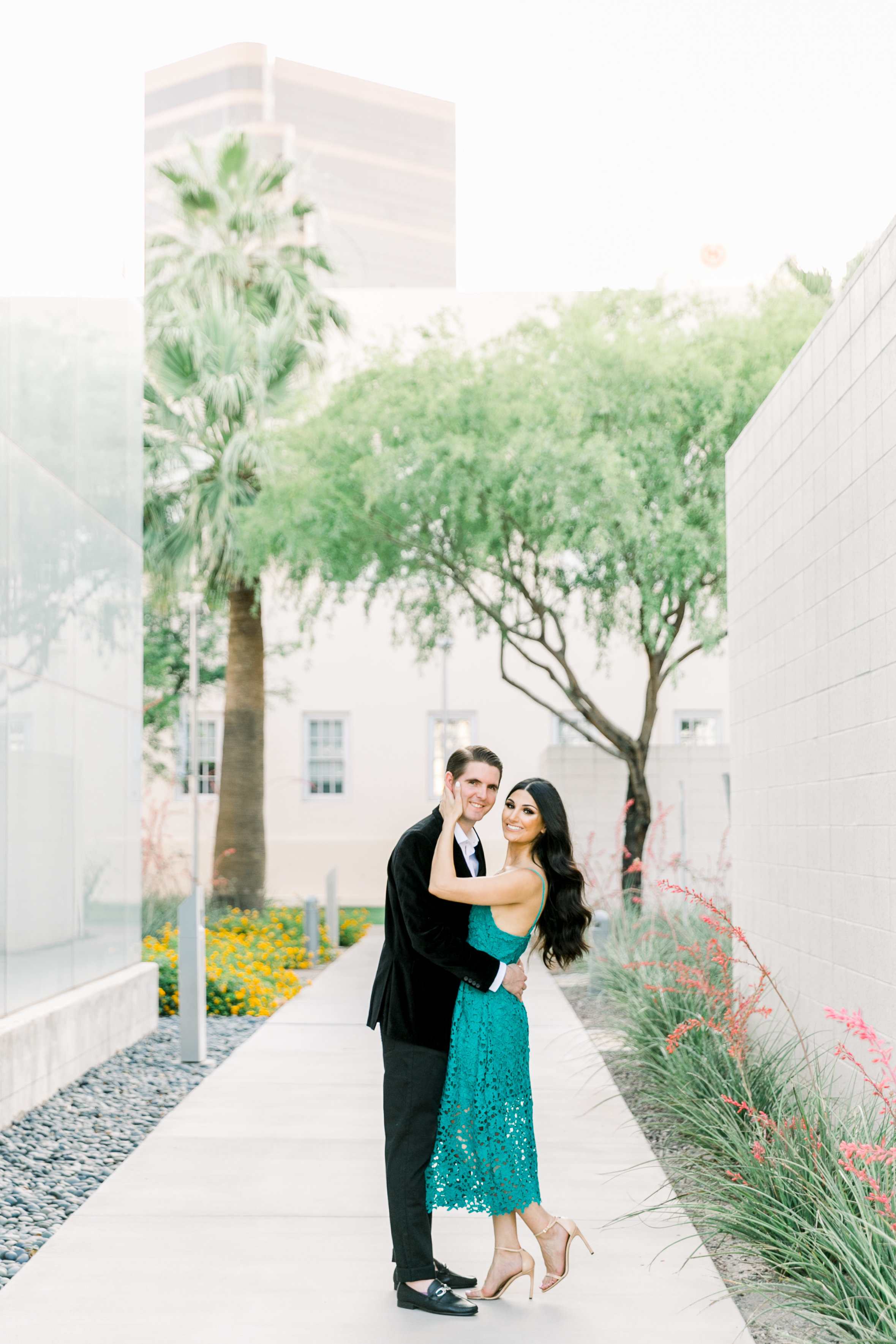 Karlie Colleen Photography - Arizona Engagement City Shoot - Kim & Tim-92