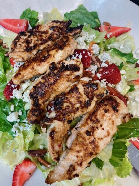 Summer Chicken Strawberry Salad