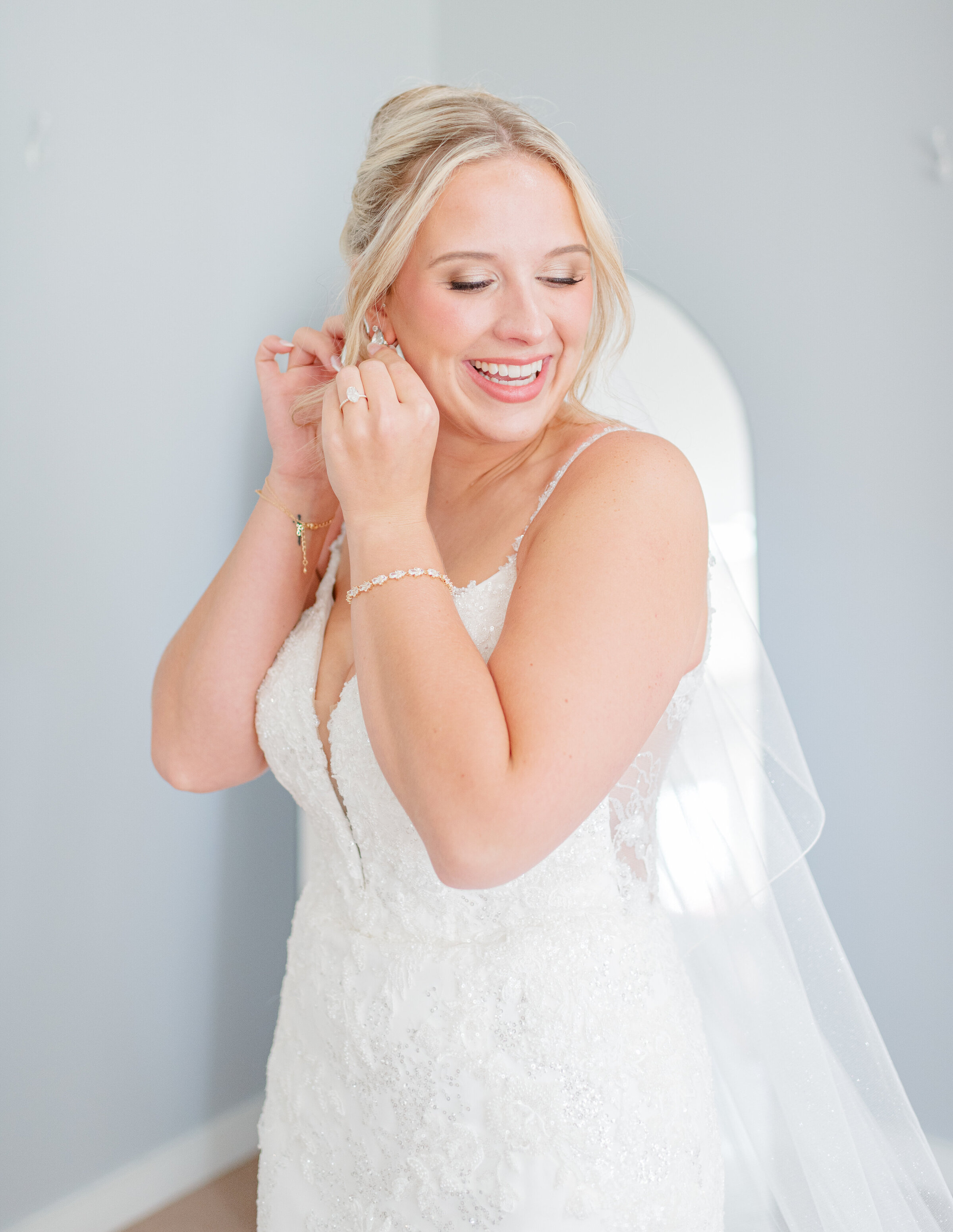 Bride getting ready 