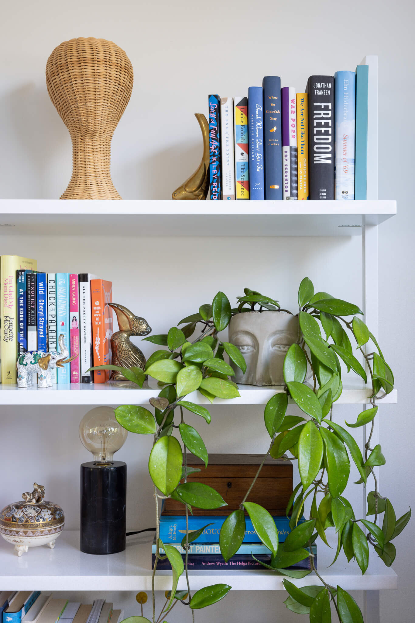 eclectic-styled-bookshelf