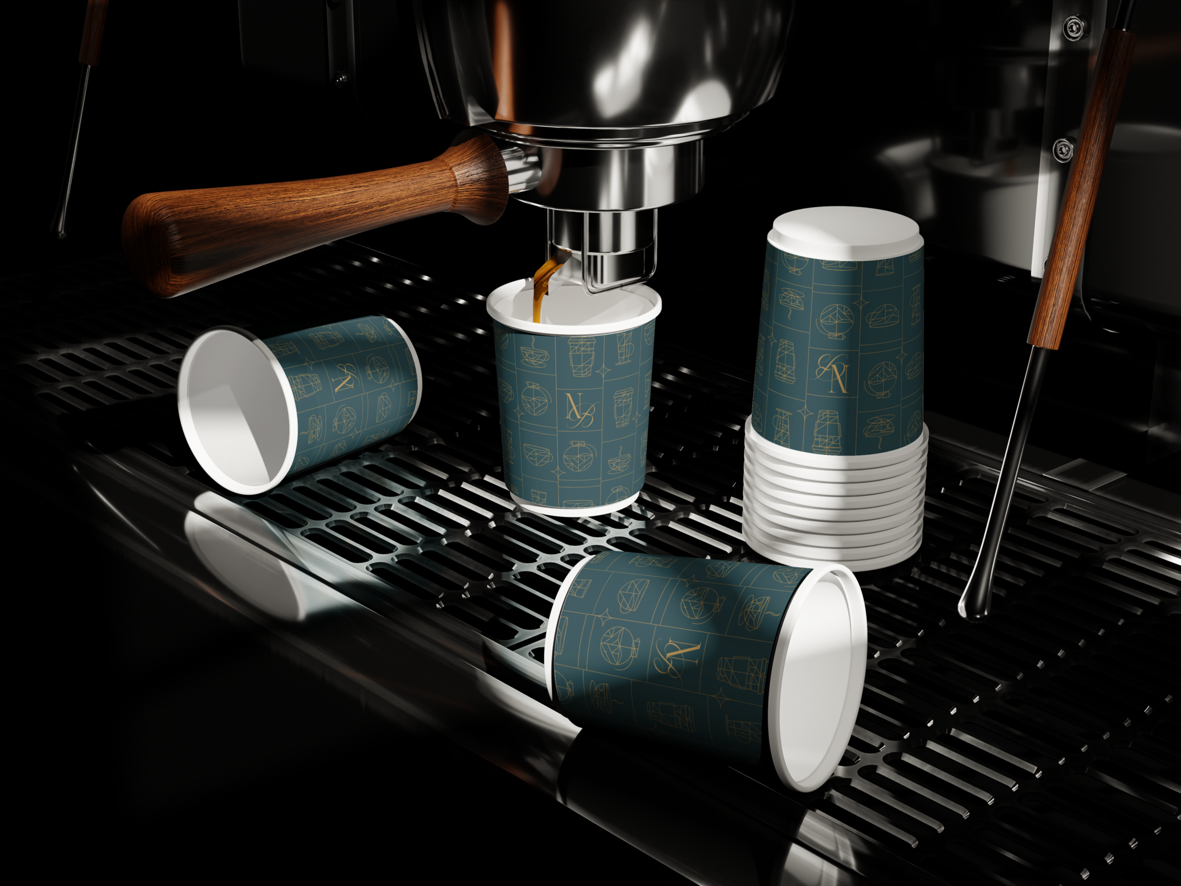 COFFEE PAPER CUP MOCKUP