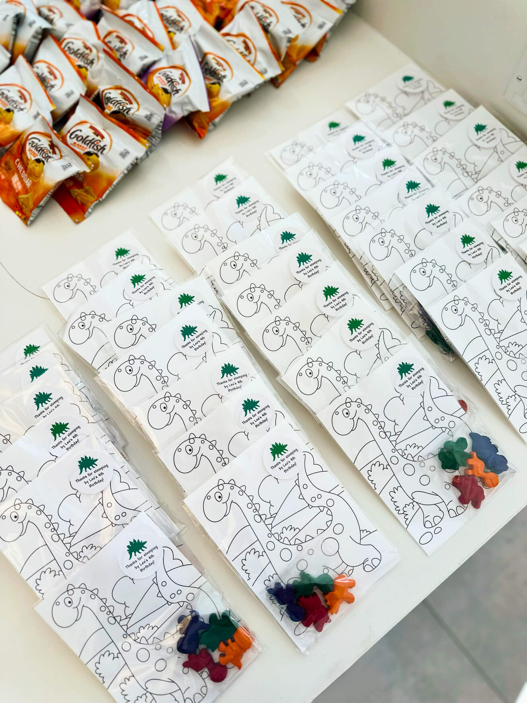 Dino themed birthday party