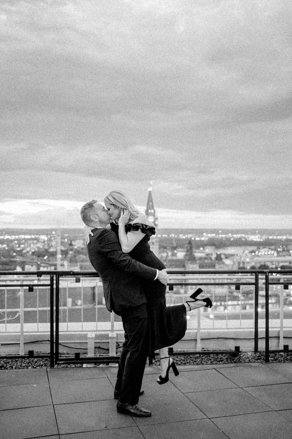 Photography by Emma - Rooftop Engagement Downtown Ottawa Photos4