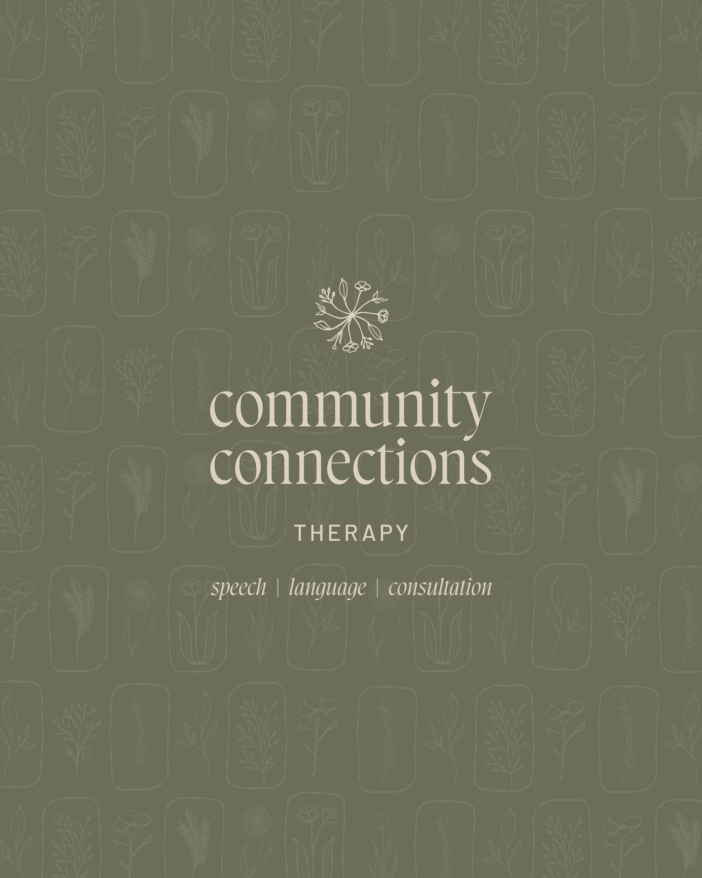 Speech therapist branding example