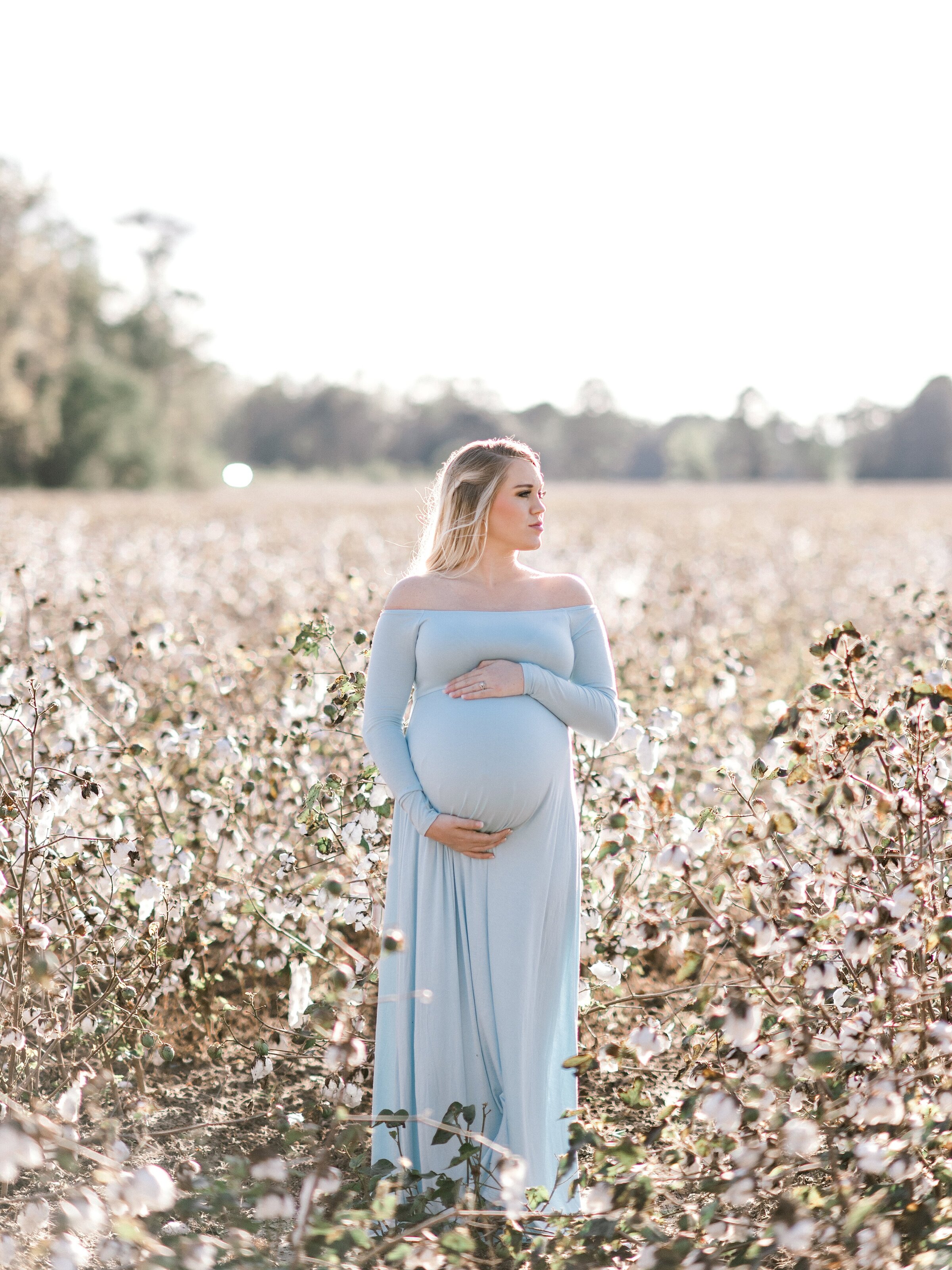 Maternity dress blue