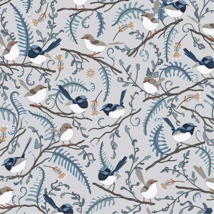Blue Wren Delight