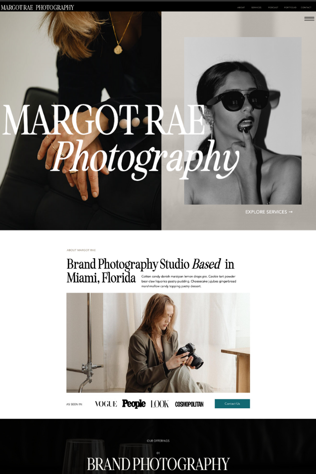 Margot Rae Sales Page Home Page View