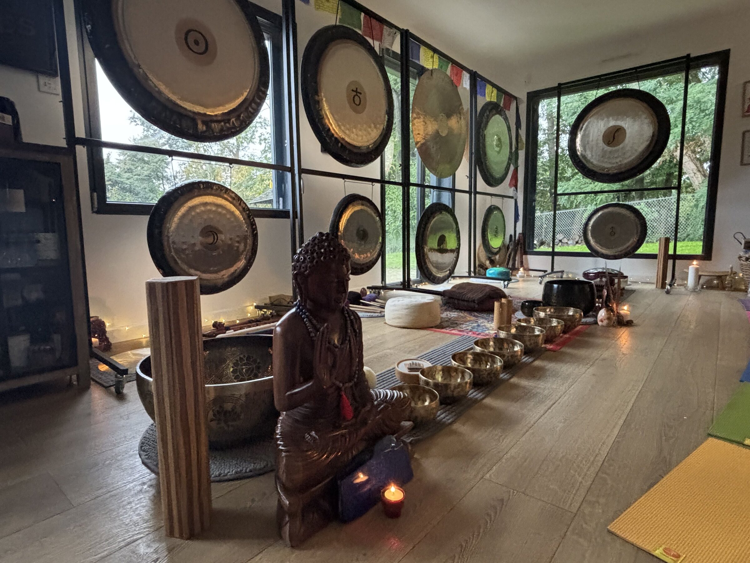 Salle de bain de gongs