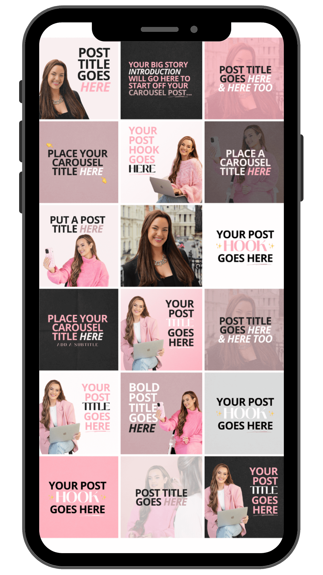 templates for insta