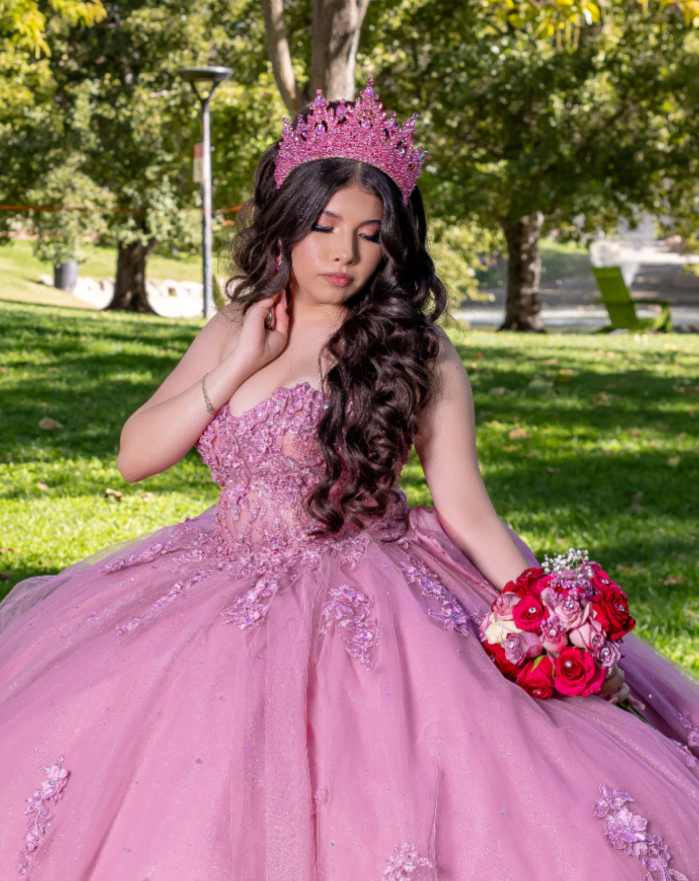 Abqquinceanerahair#Albuquerquebridalhair#Albuquerqueweddinghair #NMbridalhairstylist #motherofthebride #bridalhairinspiration (3)