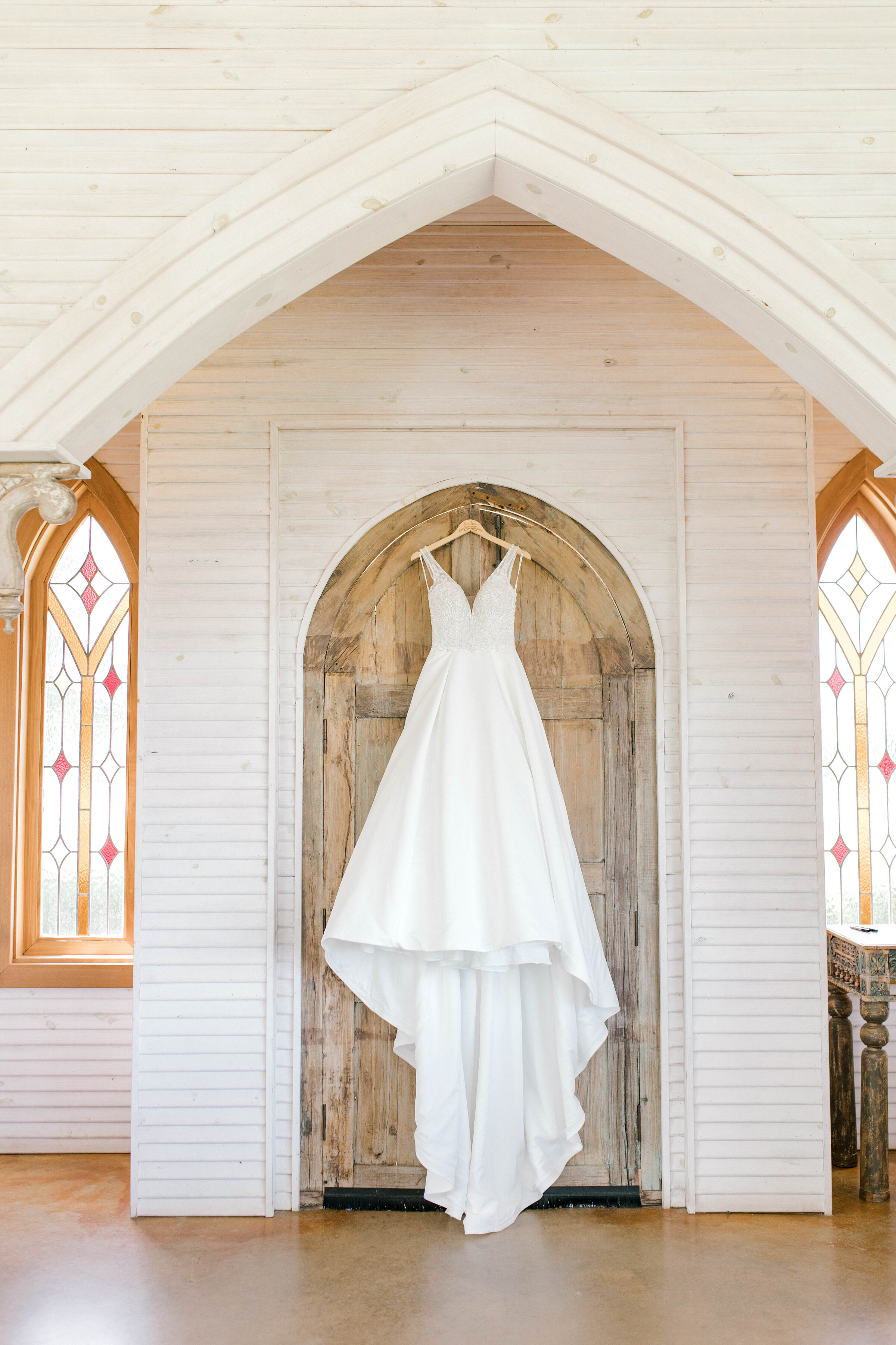 Wedding dress in The Brooks Chapel