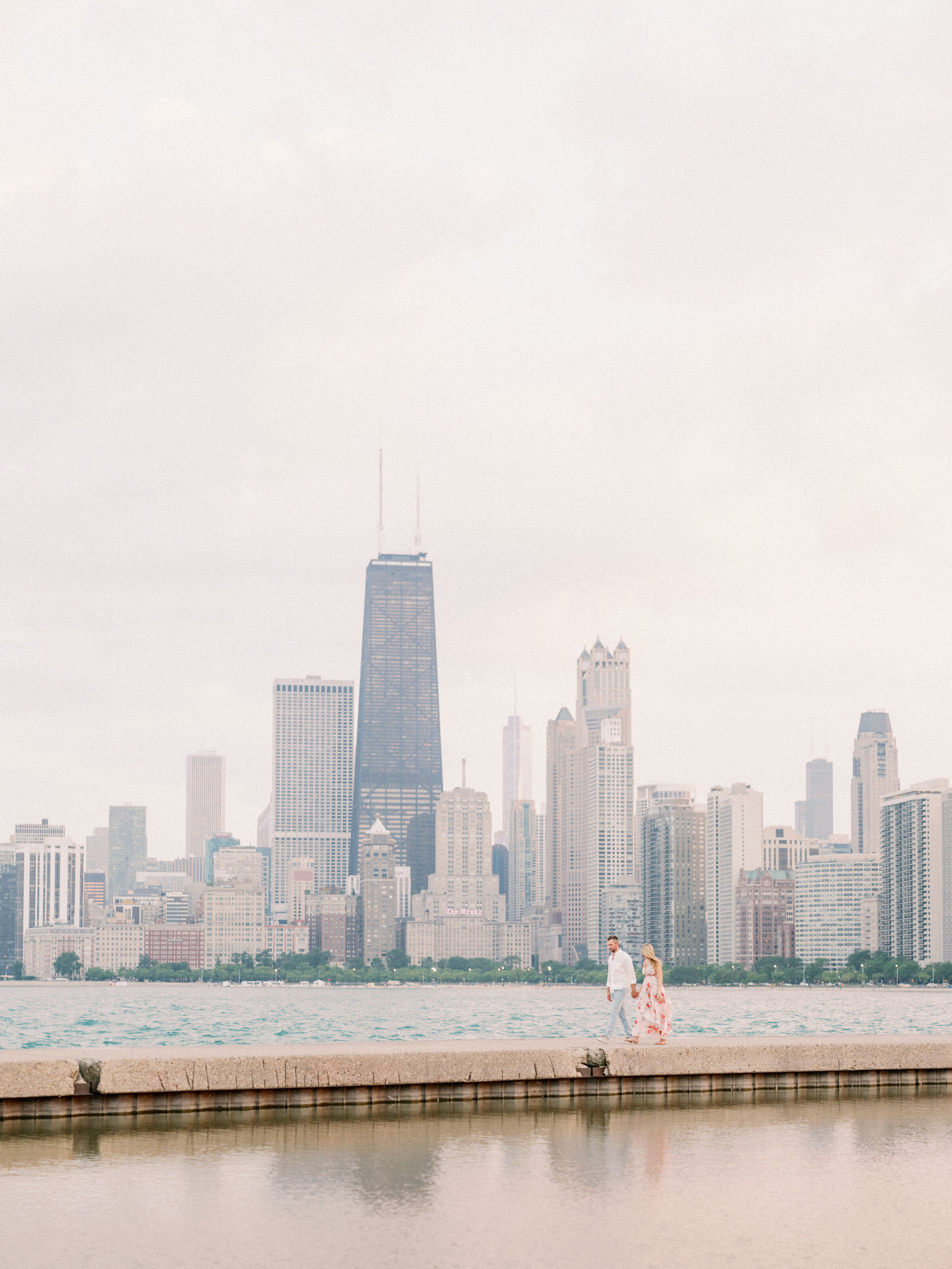 north avenue beach lincoln park engagement photography