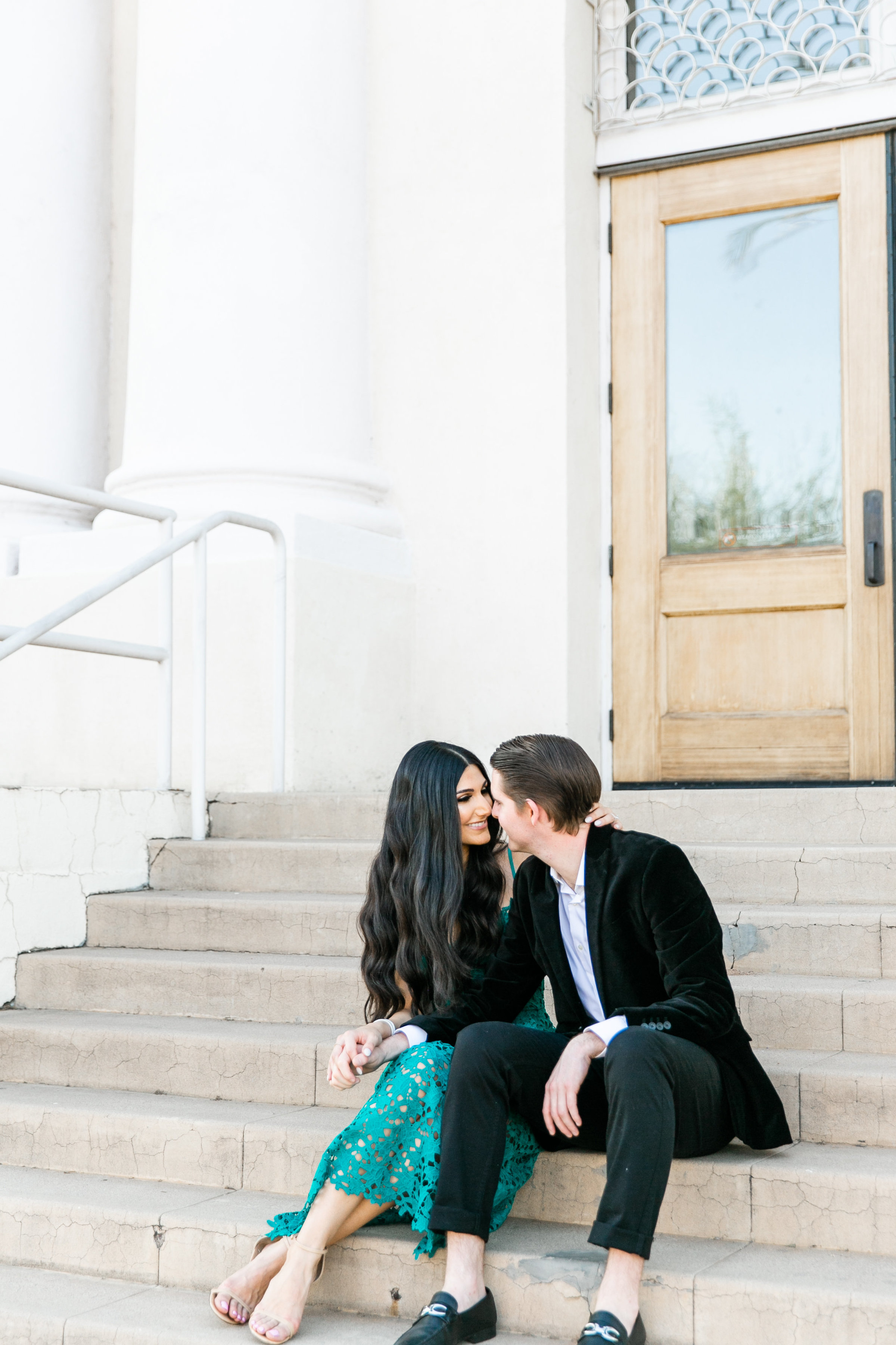 Karlie Colleen Photography - Arizona Engagement City Shoot - Kim & Tim-158