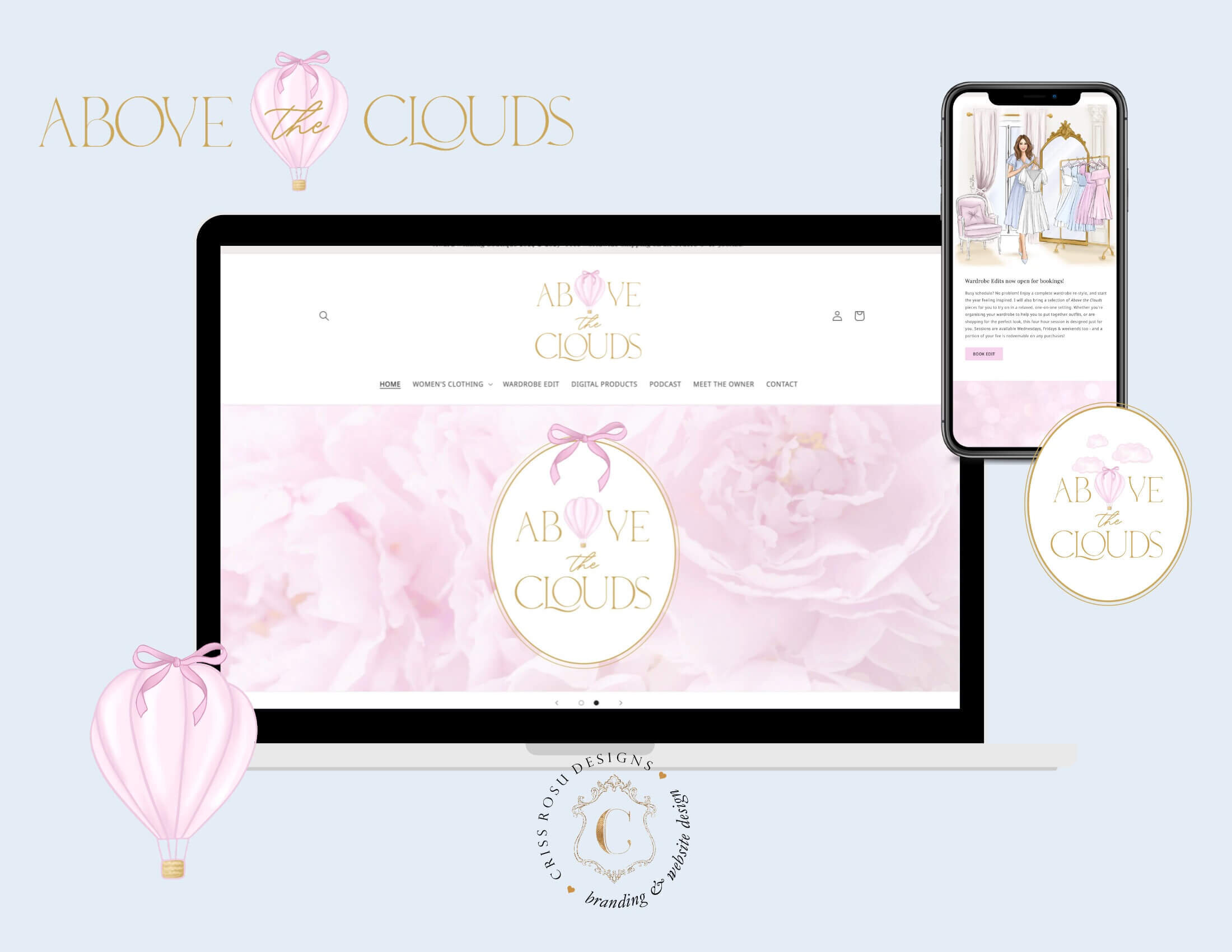 feminine brand design personal stylist8