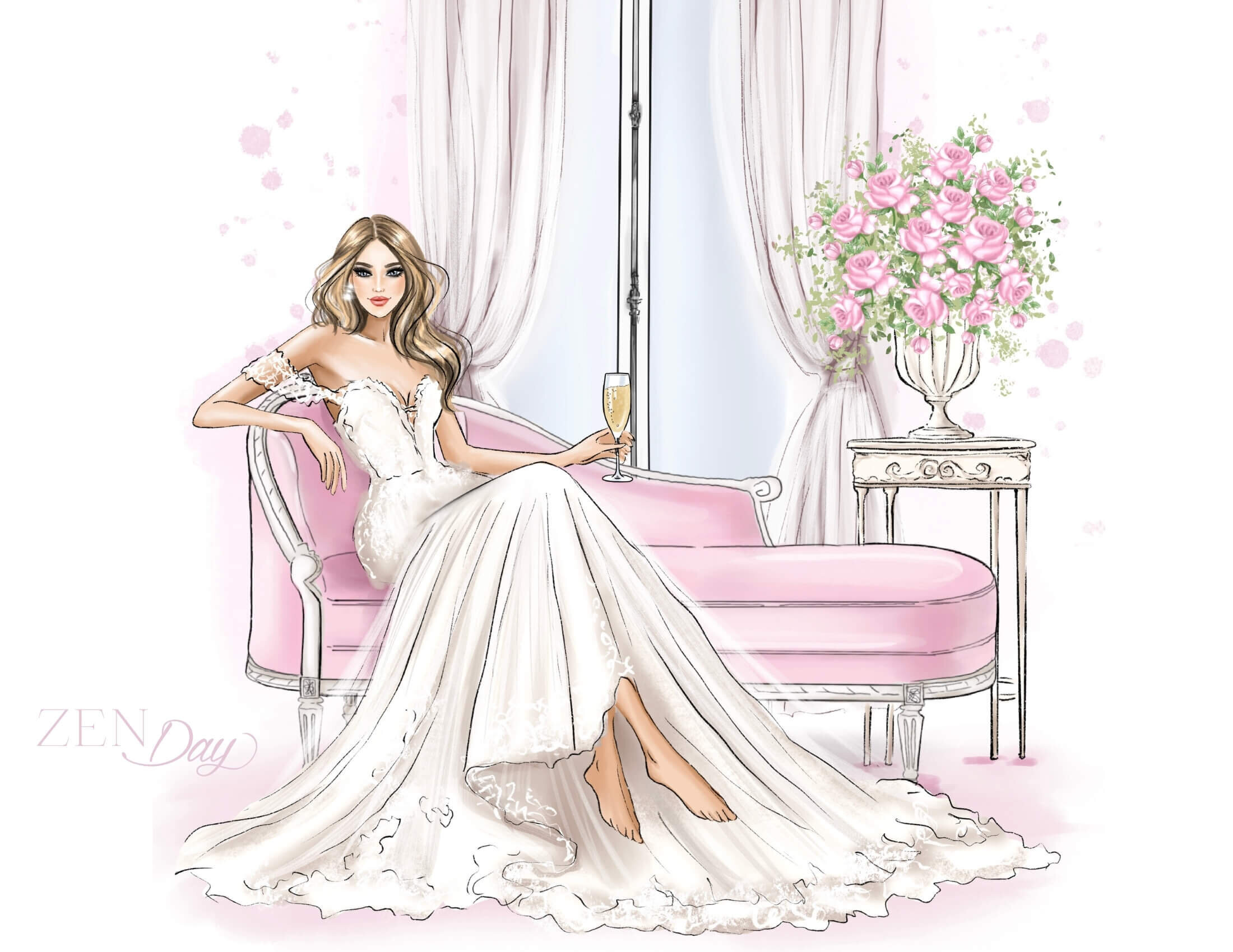 zen day brand design for wedding planner5