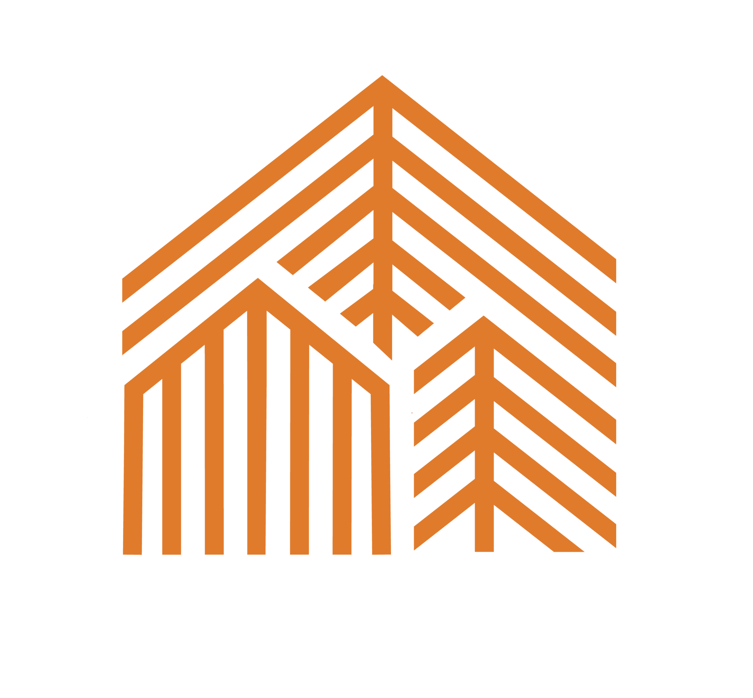 outdoor environments icon orange