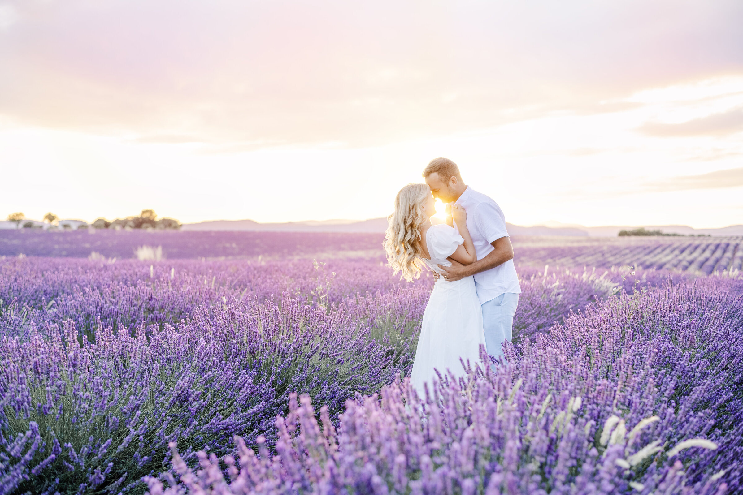 Valensole Fracne Lavender Fields Couples Photography