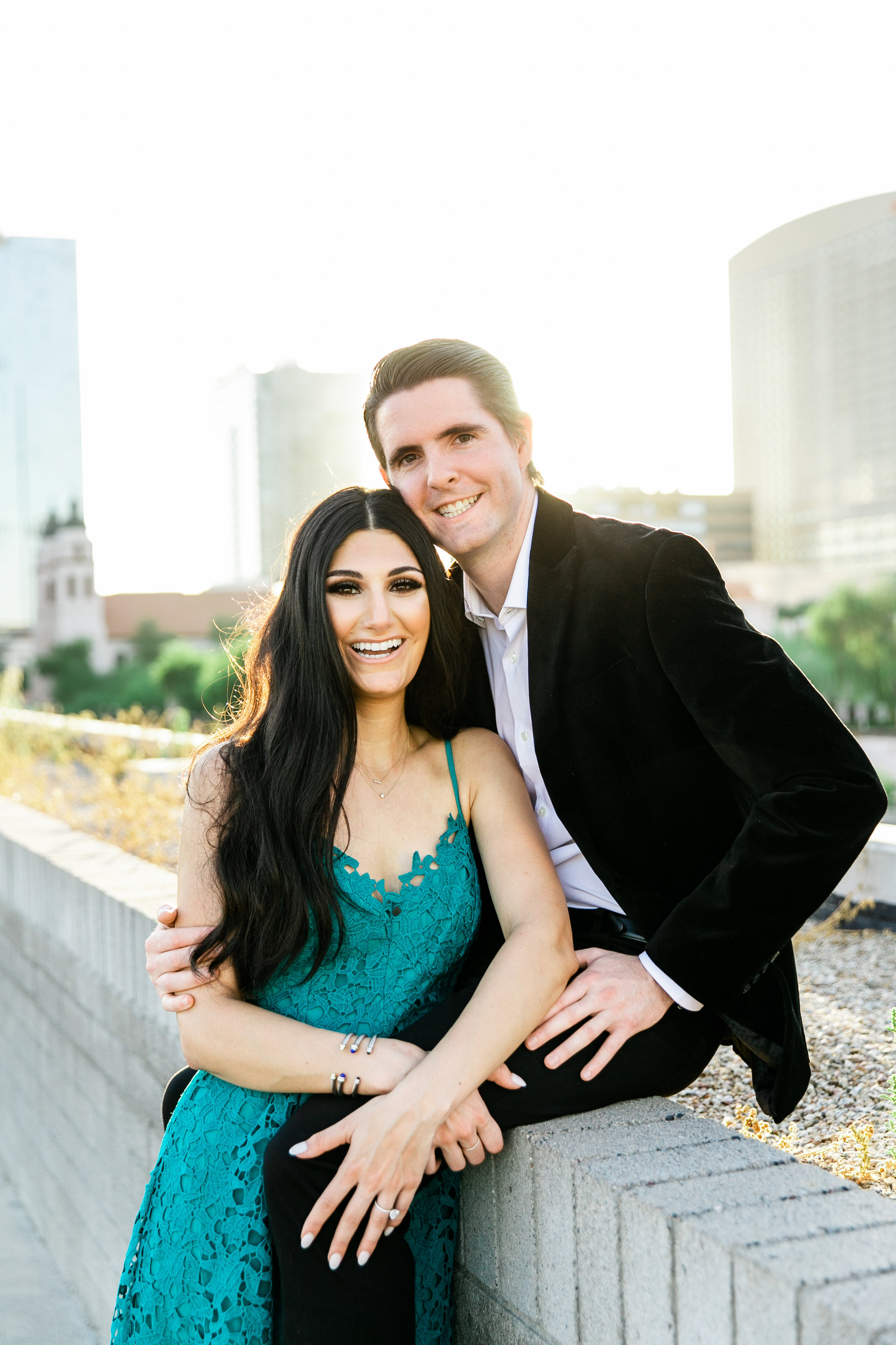 Karlie Colleen Photography - Arizona Engagement City Shoot - Kim & Tim-223
