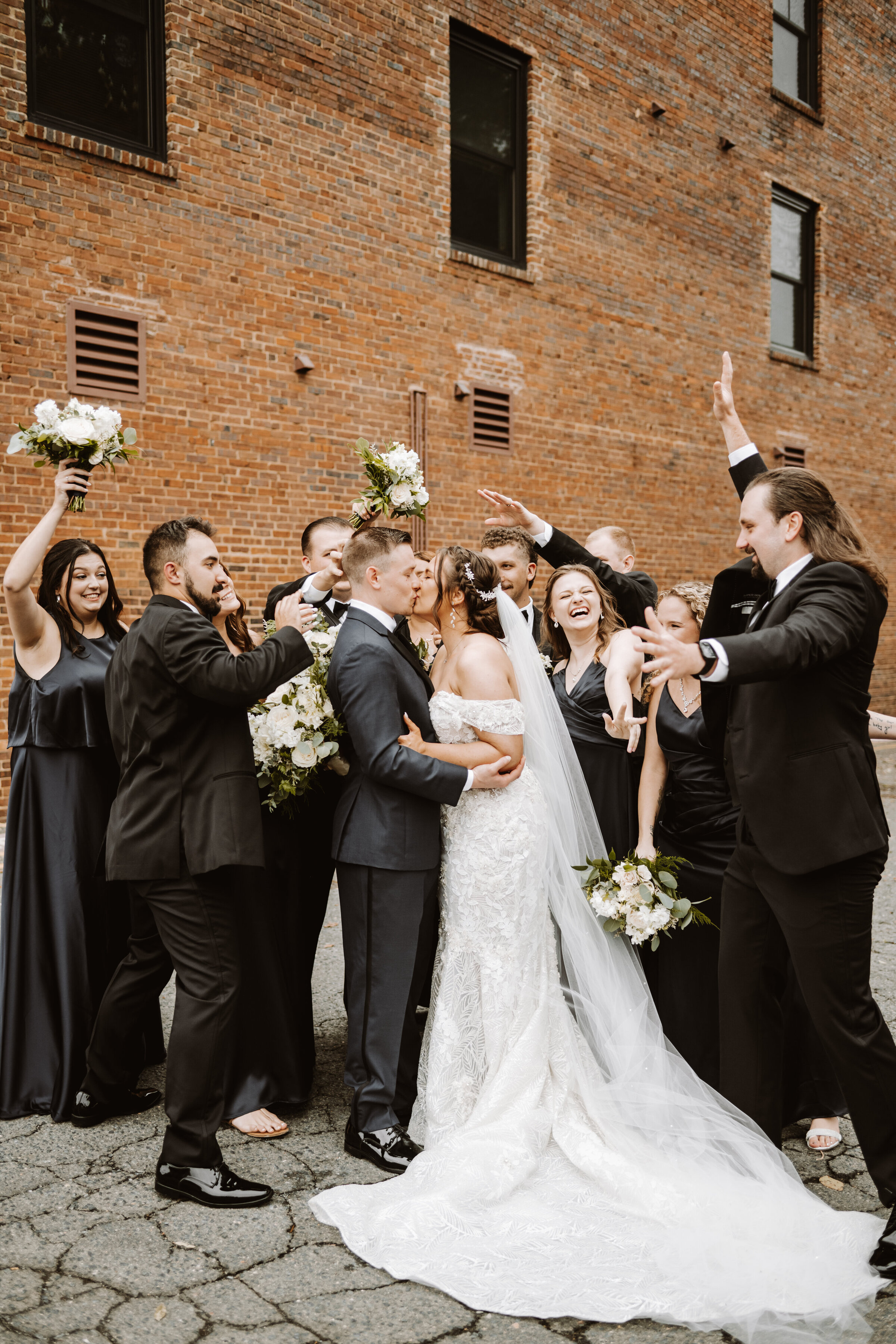 Charlotte NC Elopement Wedding Photographer Photojournalism Editorial Documentary Candid Photography Asheville Boone Raleigh Winston Salem Greensboro The Hotel Concord Wedding Venue