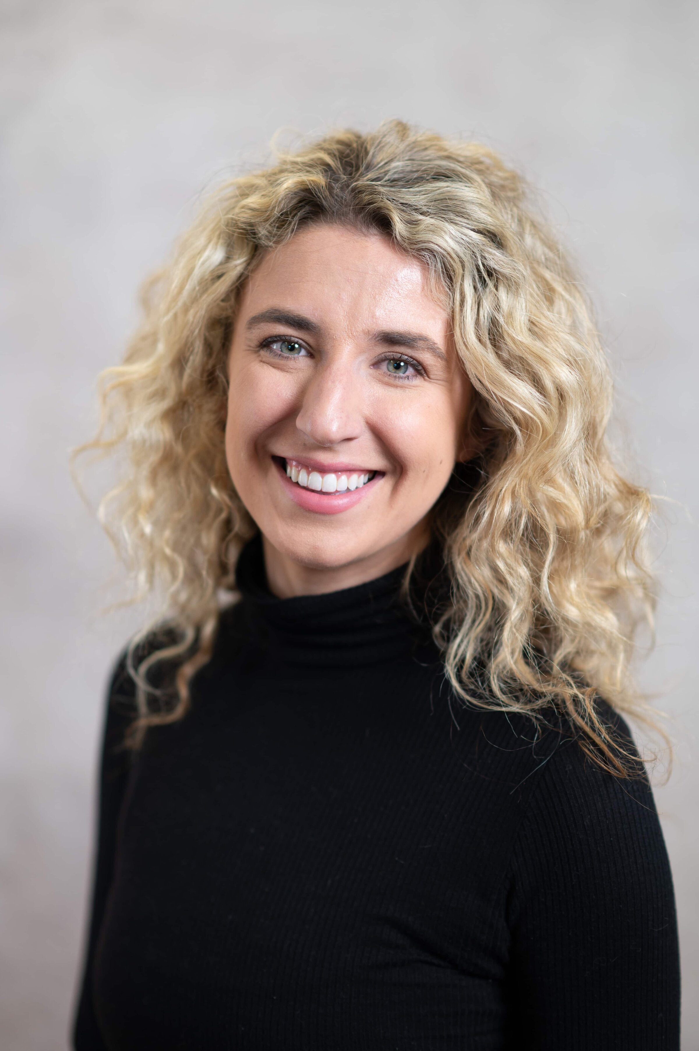 Studio lighting headshot in Williamsburg Virginia for business branding