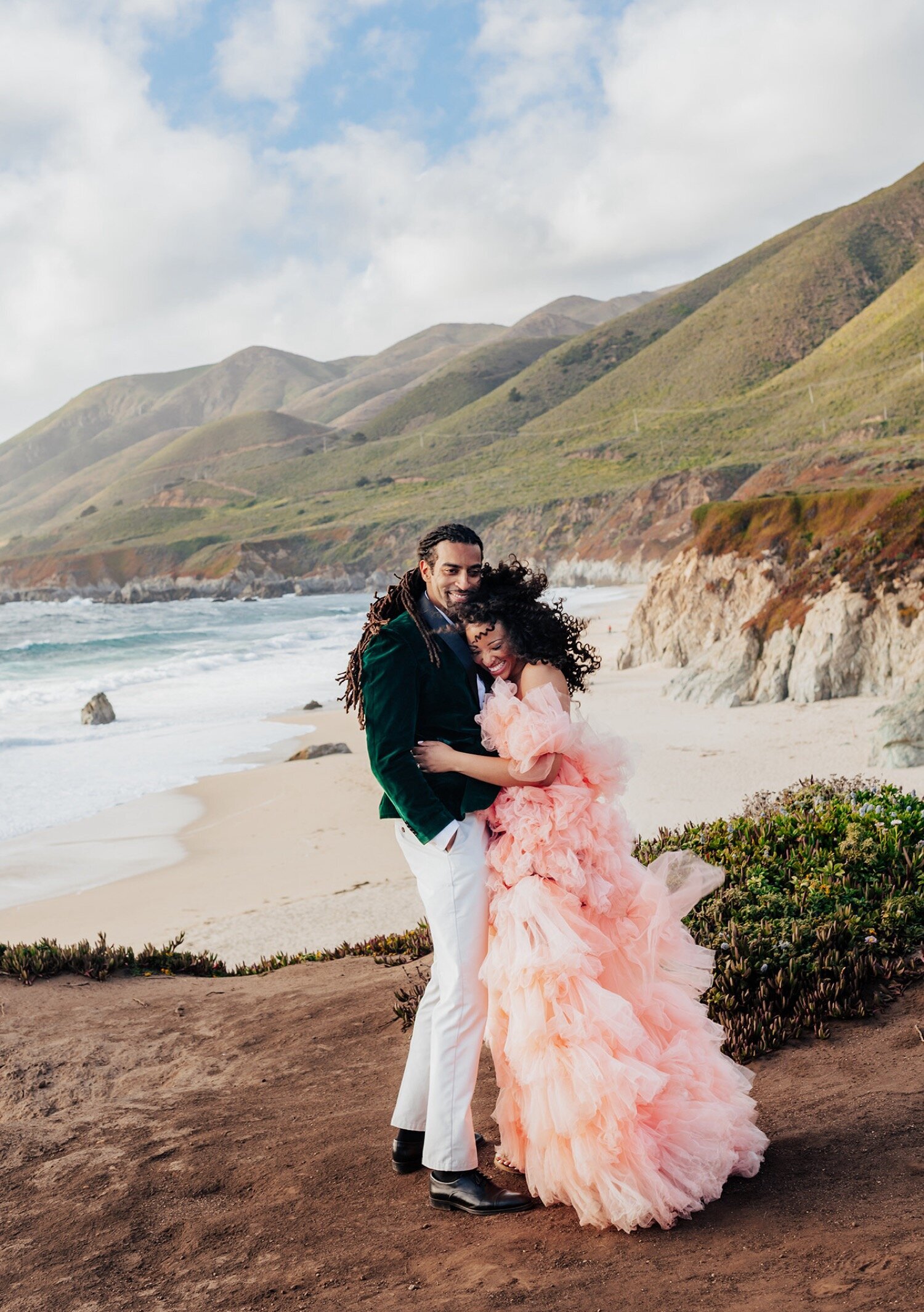 SoCal-Standard---best-California-wedding-photographer---Big-Sur-elopement---pink-tulle-wedding-dress---green-velvet-tuxedo.jpg (1)