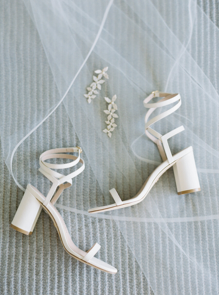 modern bridal block heels