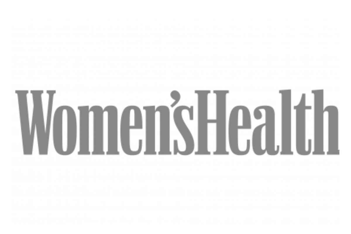 women's health  logo with grey