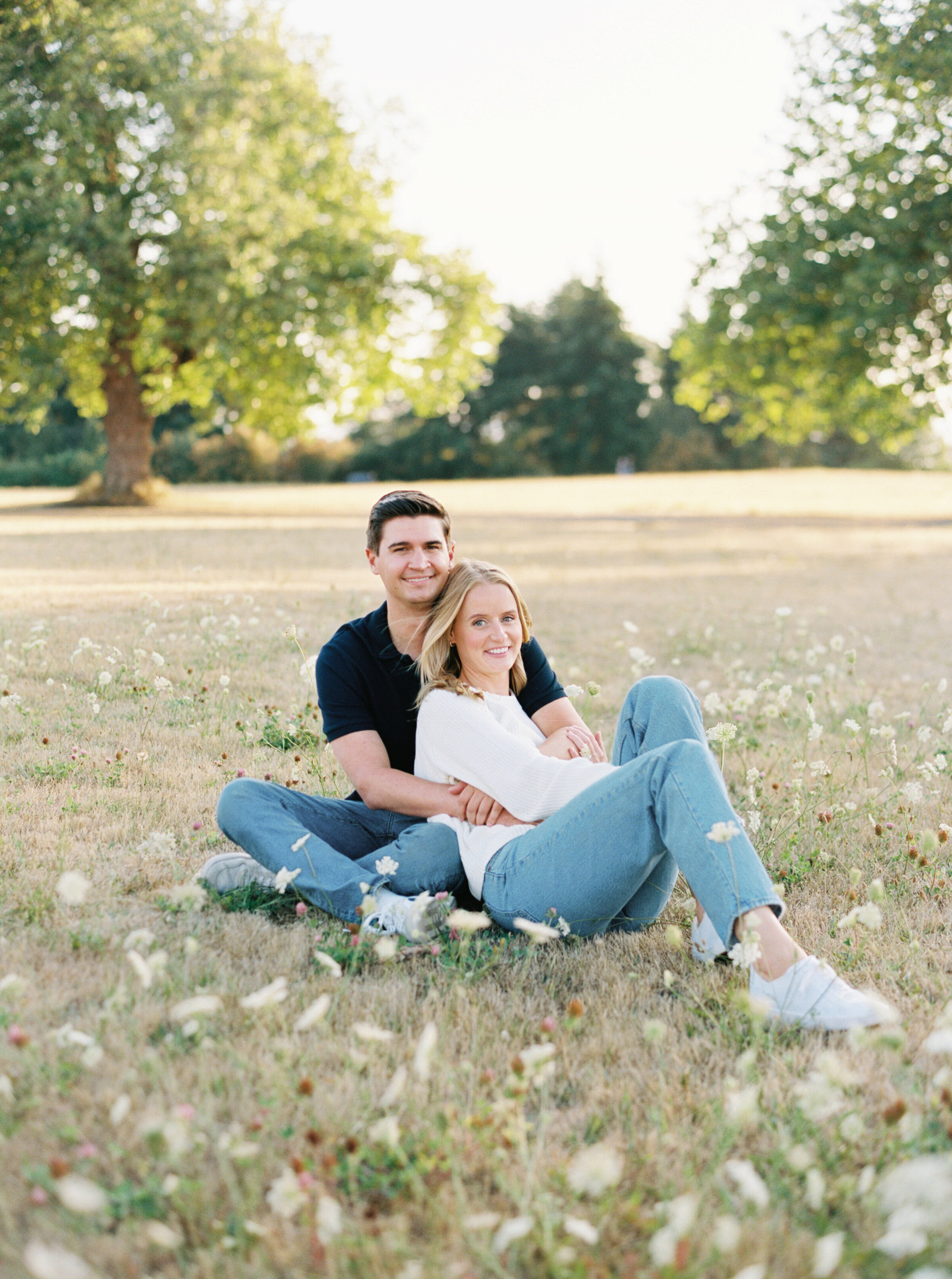discovery-park-engagement-photos-summer-flower-field-2