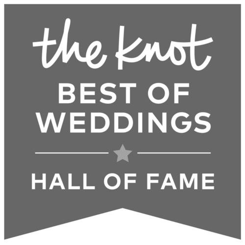 The Knot Best of Weddings Hall of Fame Award