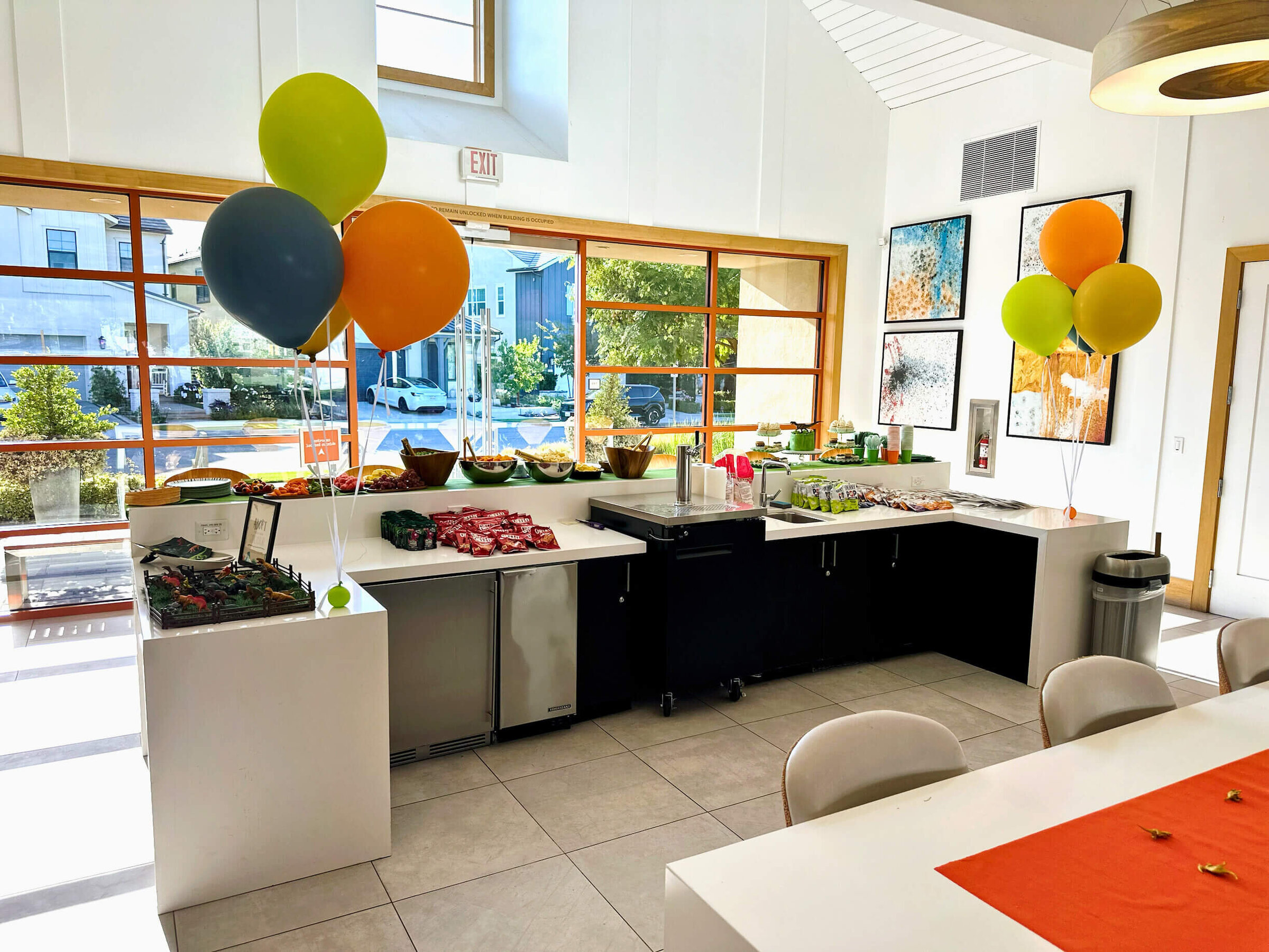 Dino themed birthday party