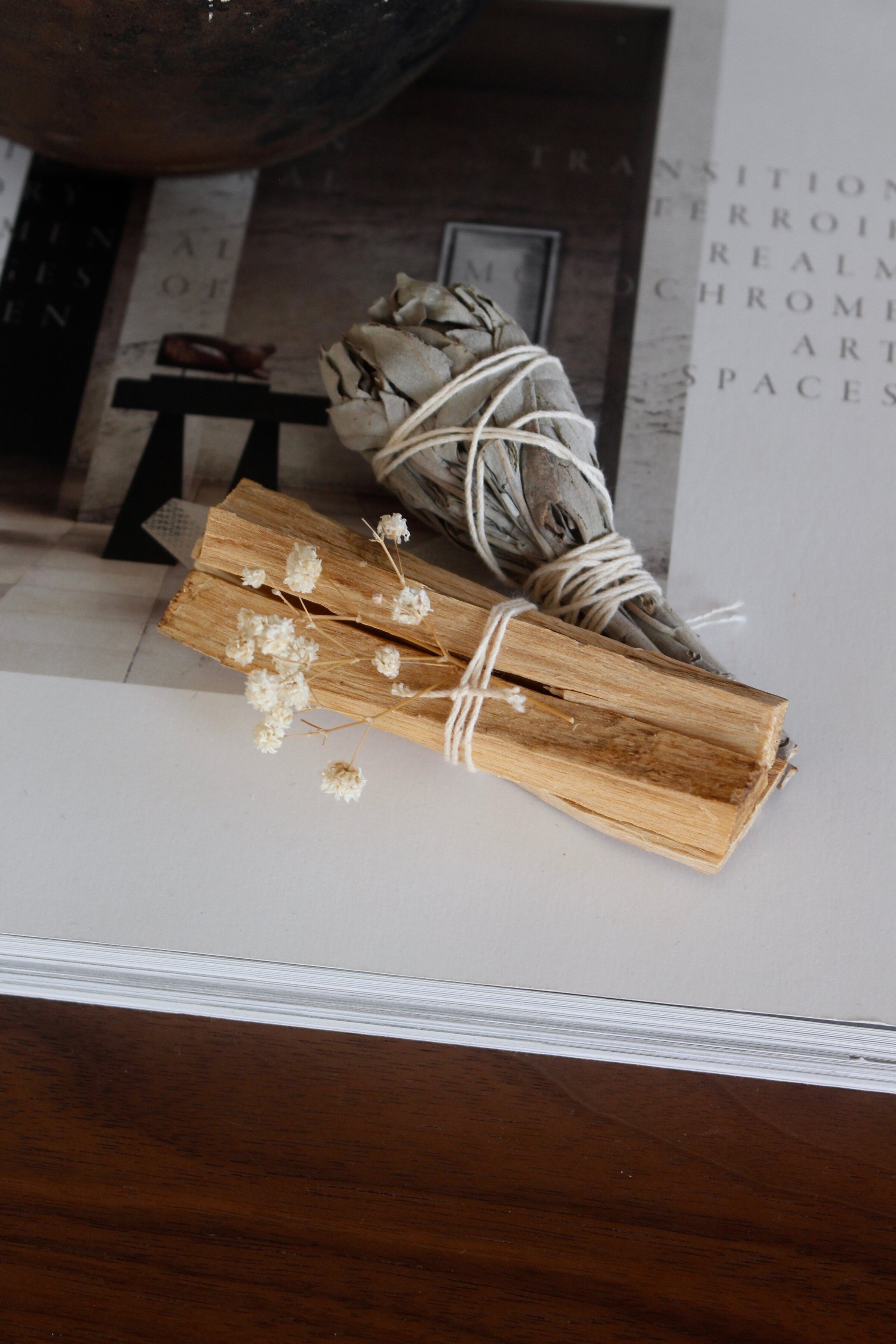 The SACRED CLEANSE incense collection unfold.YOU