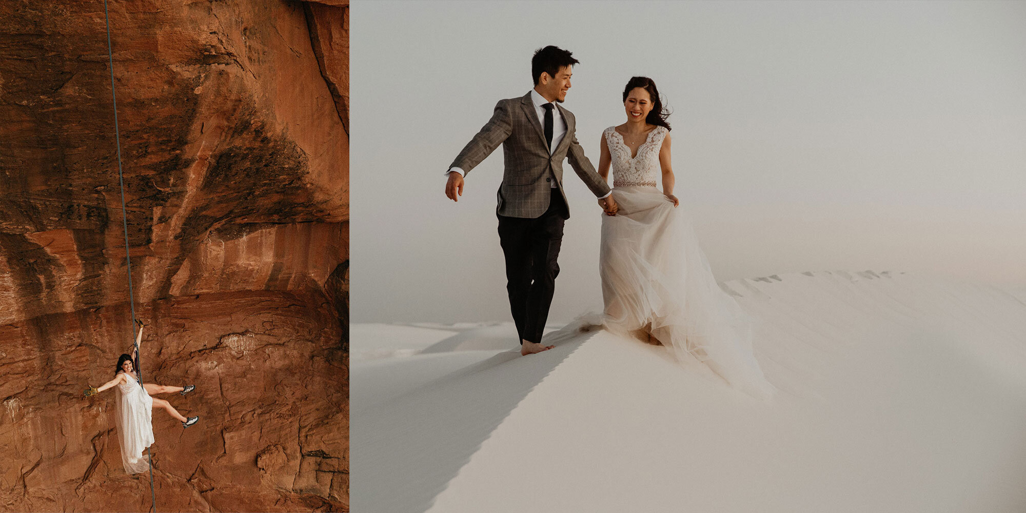white sands new mexico adventure elopement