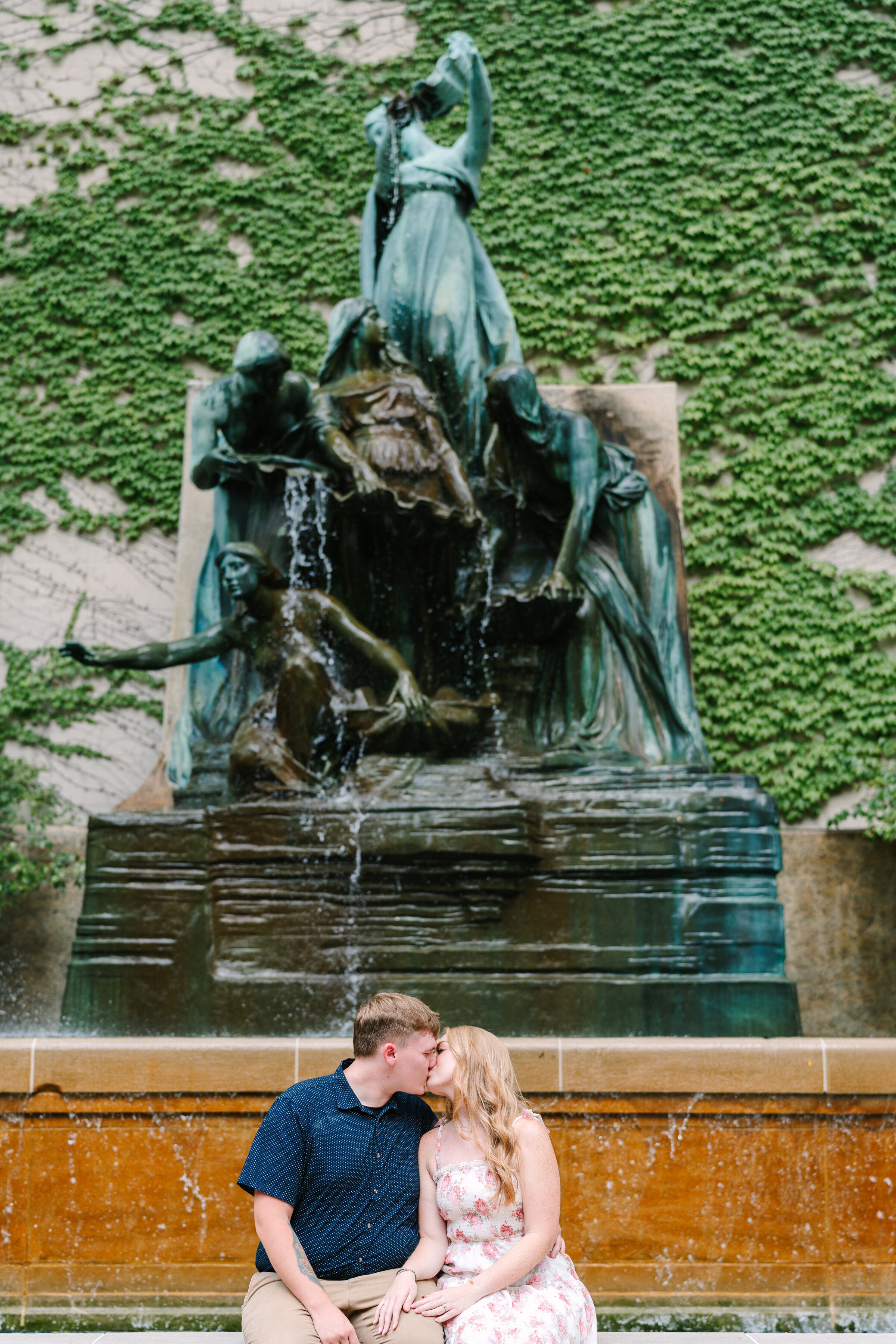 Art Institute South Garden Surprise Proposal by Ashlee Cole Photography - Conner and Kristen-00108