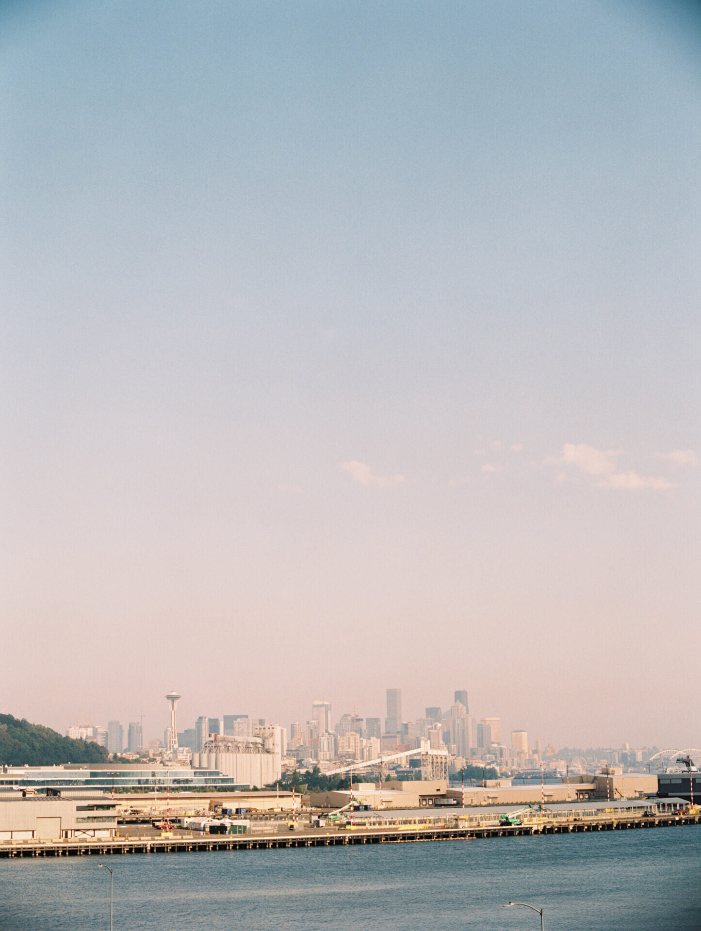 view of the seattle skyline from the admiral's house
