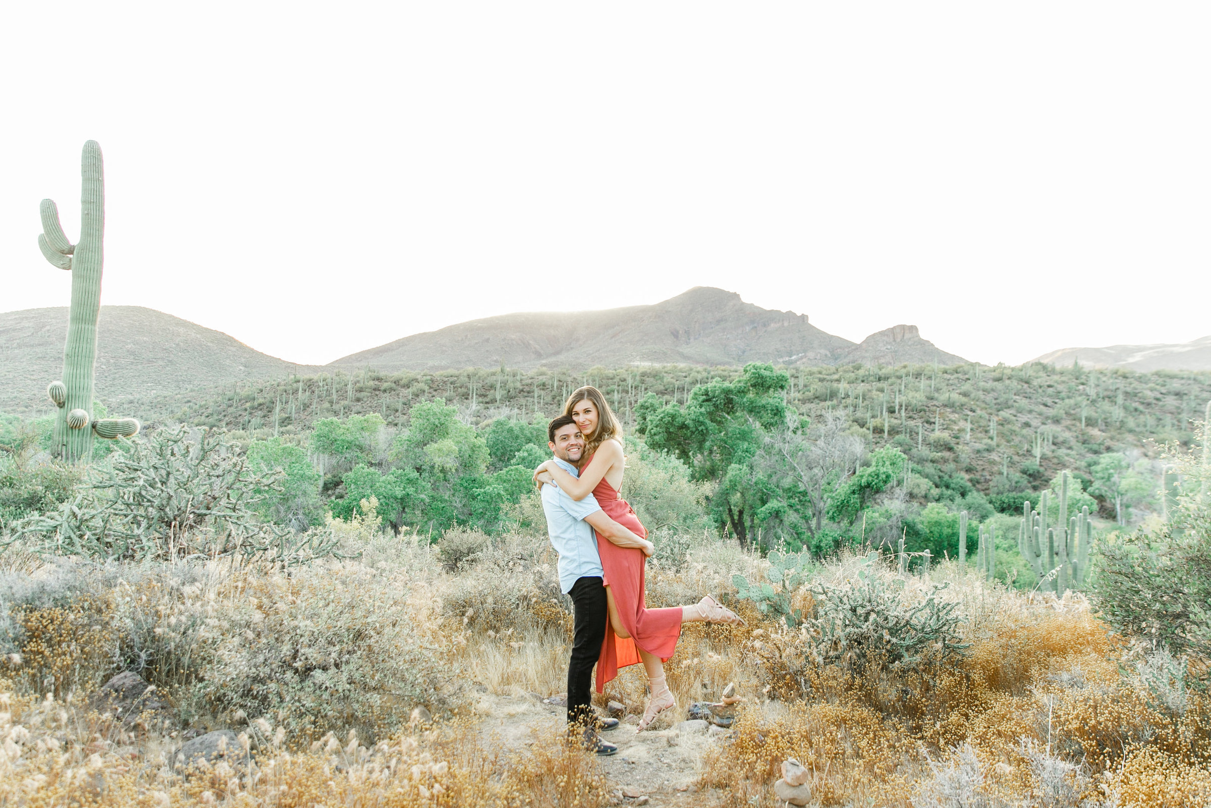 Karlie Colleen Photography - Arizona Desert Engagement - Brynne & Josh -174