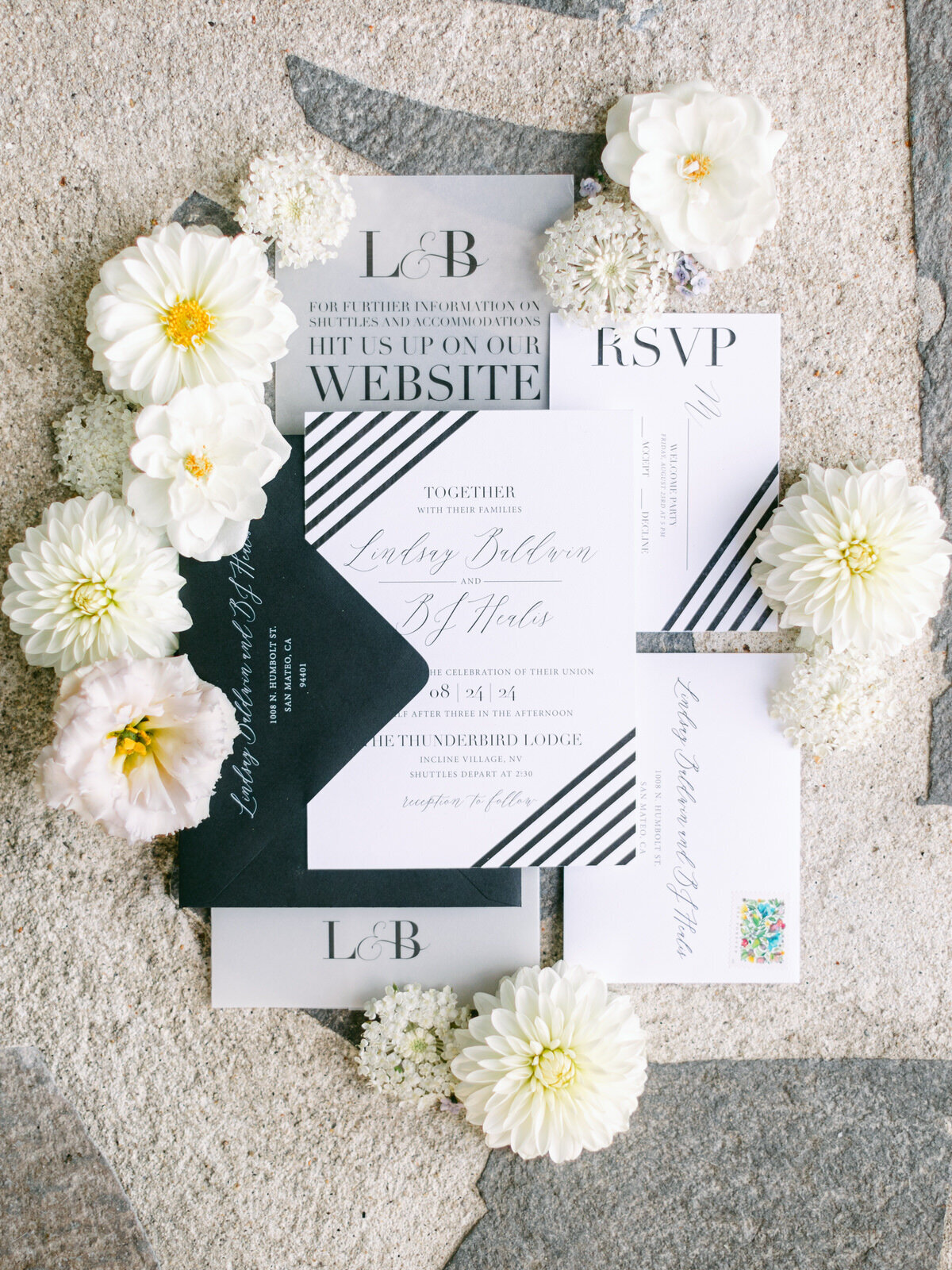 Scott Sikora Photography Lindsay + BJ  Highlights Thunderbird Lodge Lake Tahoe Wedding Florals by Golden Fields-6420