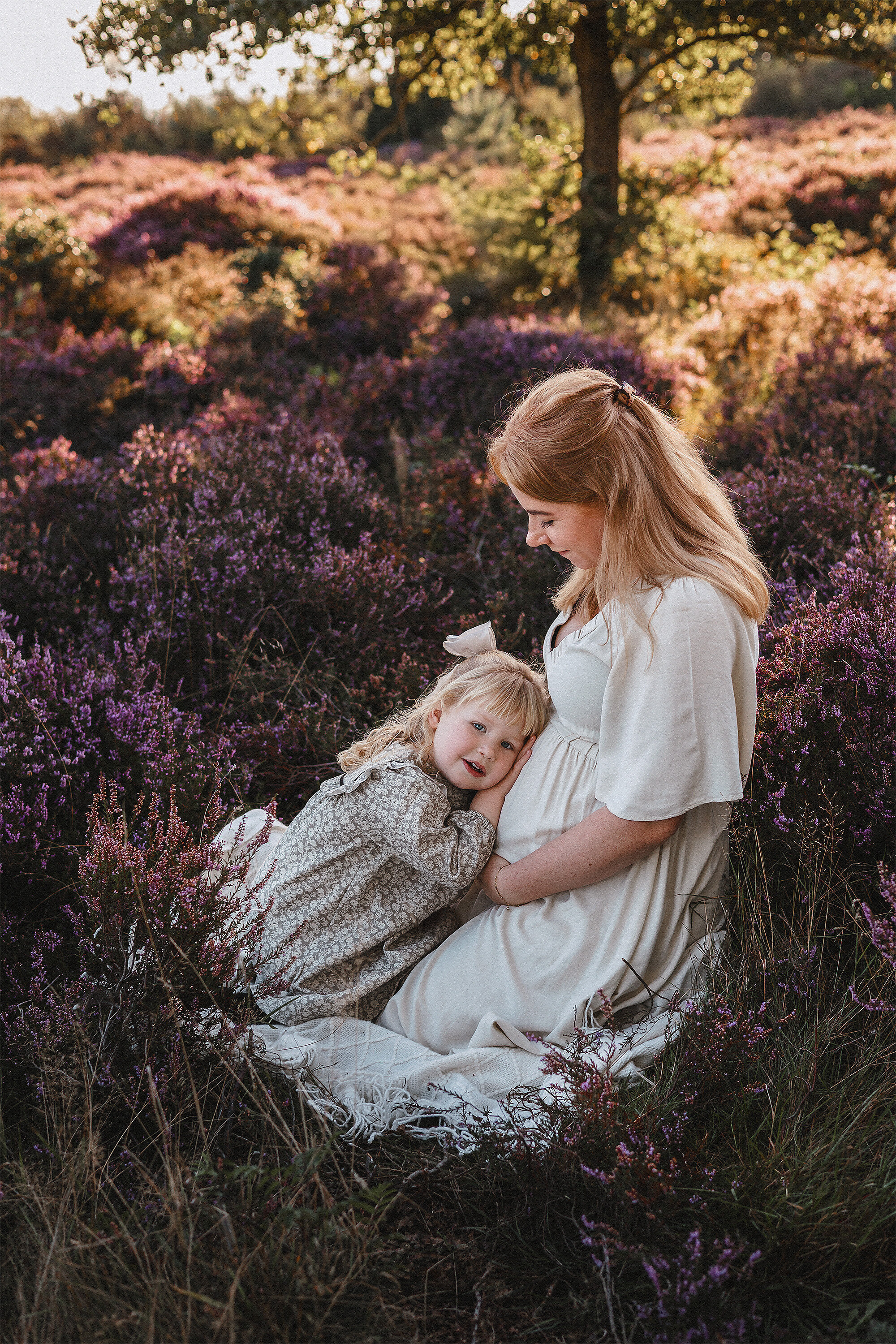 Zwangerschapsshoot met kind heide hilversum