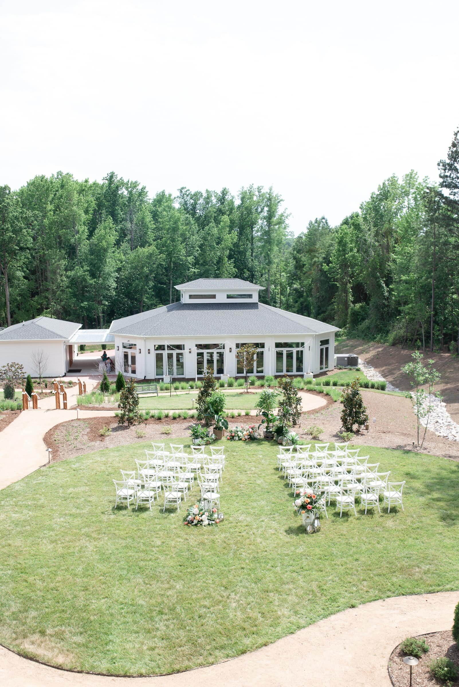 Magnolia Lawn ceremony site at the Upchurch in Cary.