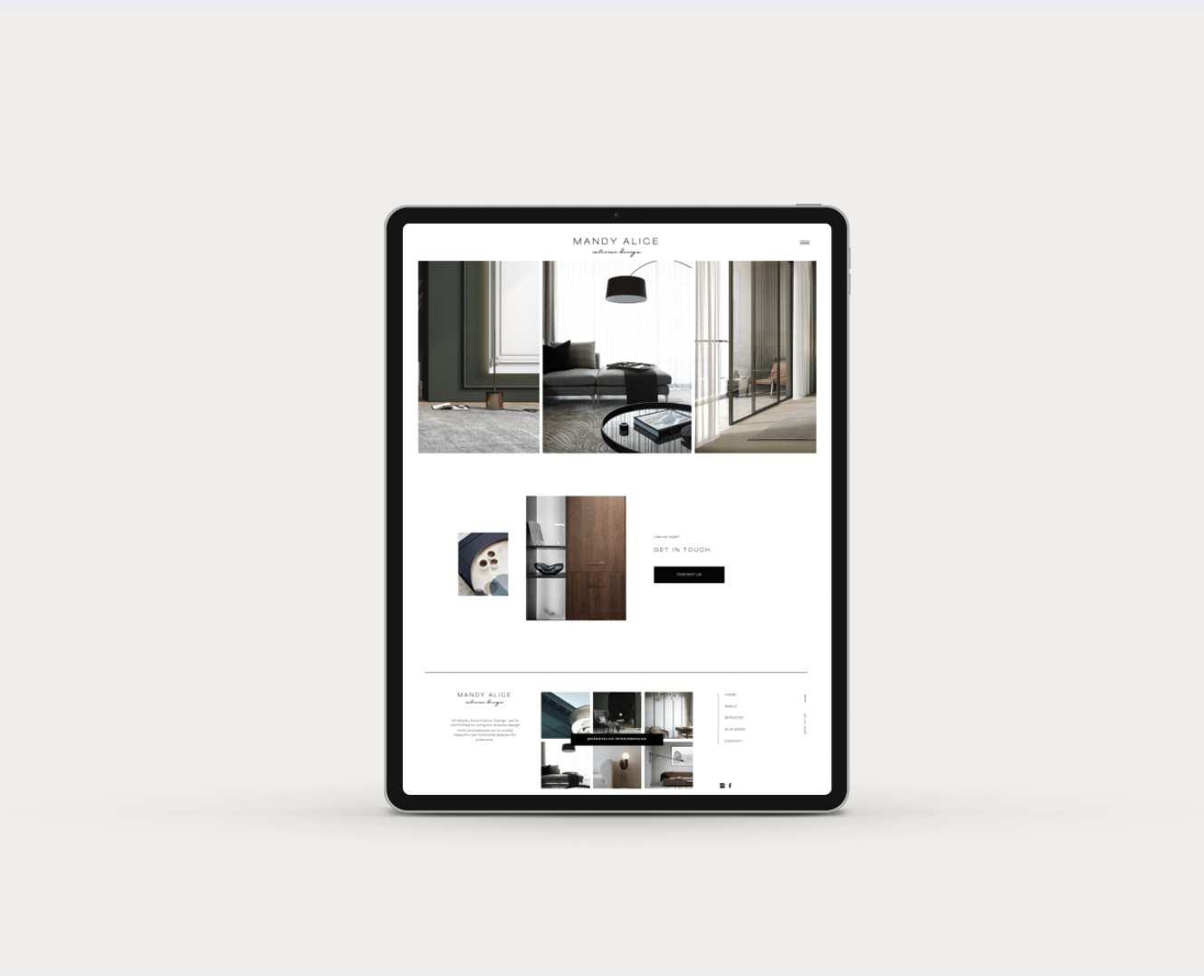 Modern and stylish Showit website templates
