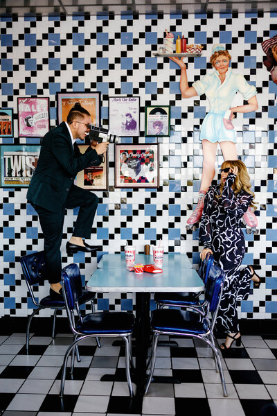 Aspen-Avenue-Chicago-Wedding-Photographer-Editorial-Portillo-Luxury-Husband-and-Wife-Team-Bry-Jean-Artistry-Jamie-Jocund-Runaway-Label-Petal-And-Pup-Retro-Branding-Fun-Green-Suit-Couple-Vintage-Fry-Eat-Super8