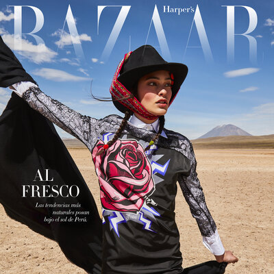 [Cover] Elizabeth Salt for HARPER'S BAZAAR Mexico by Enrique Vega 2
