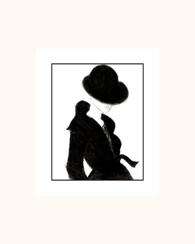 Inspired by a hat shop 8x10 print