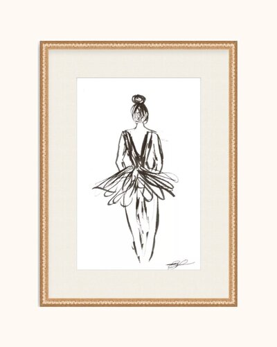 Ballerina tutu sketch
