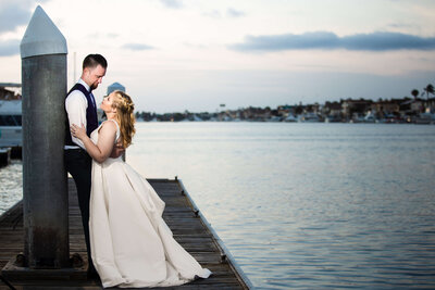 fallback shared on Invalid Date | Couple portraits at San Diego wedding by the sea