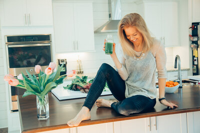 JMH laughing green juice